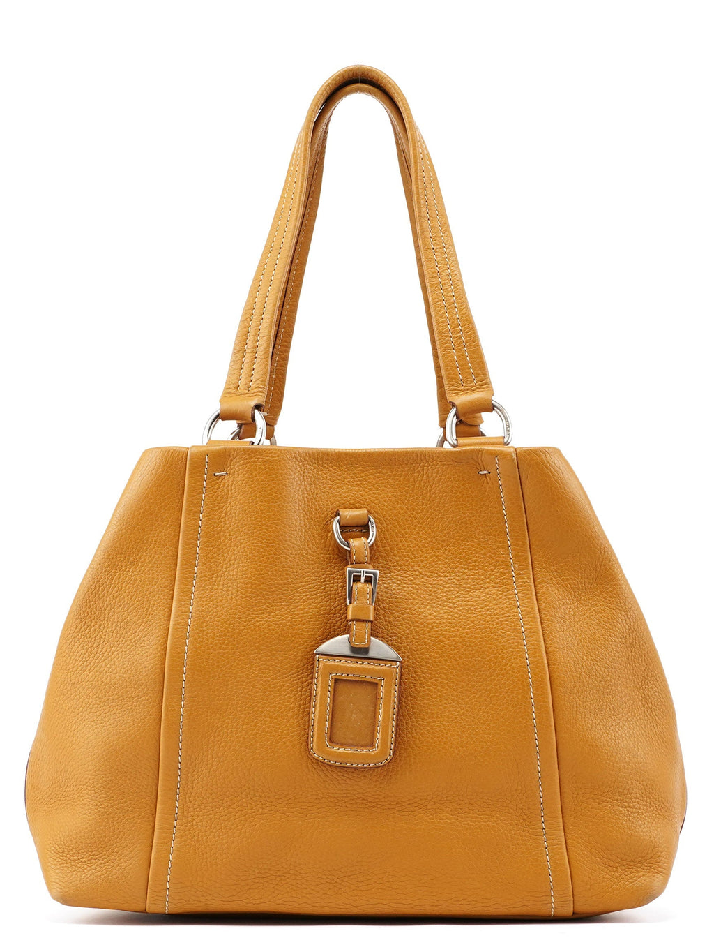 BR2252 Beige Leather Tote Bag