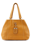 BR2252 Beige Leather Tote Bag