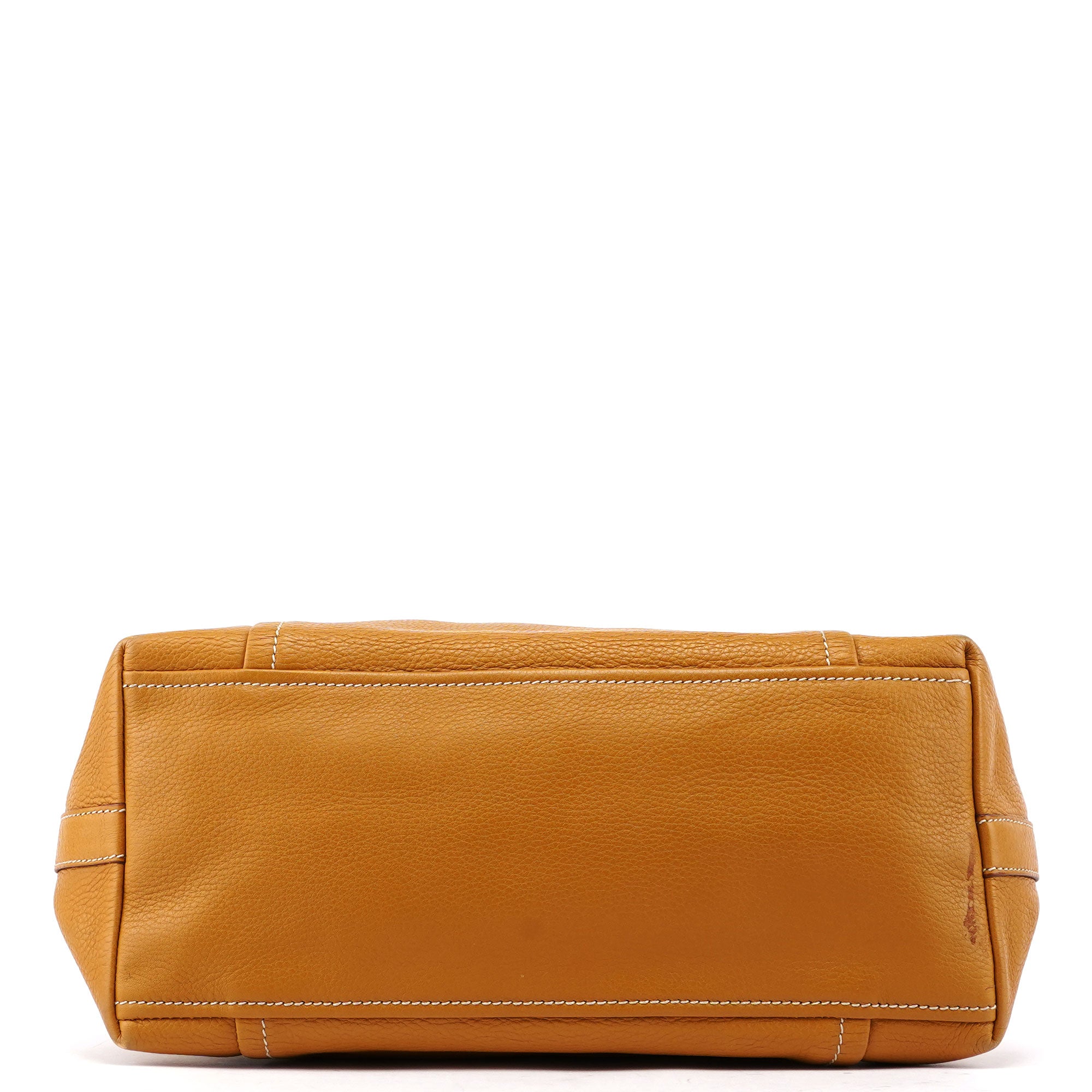 BR2252 Beige Leather Tote Bag