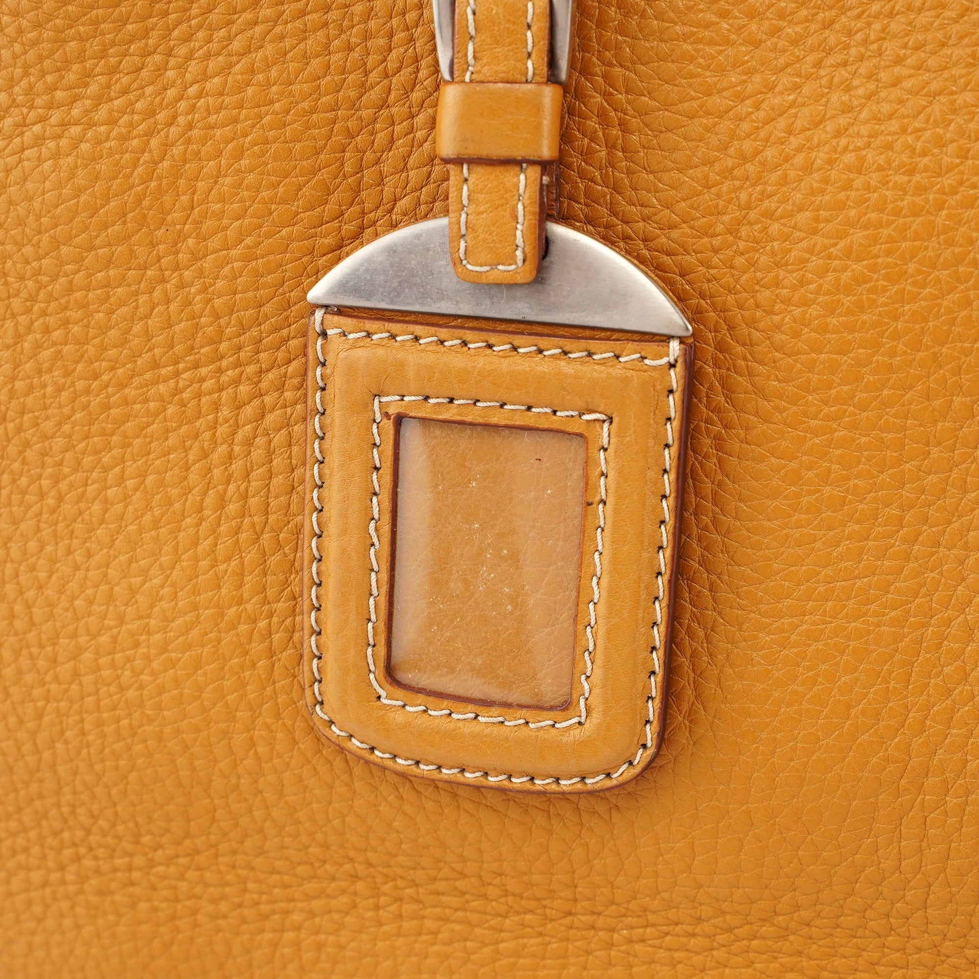 BR2252 Beige Leather Tote Bag