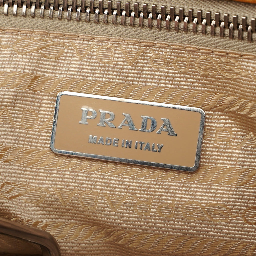 BR2252 Beige Leather Tote Bag