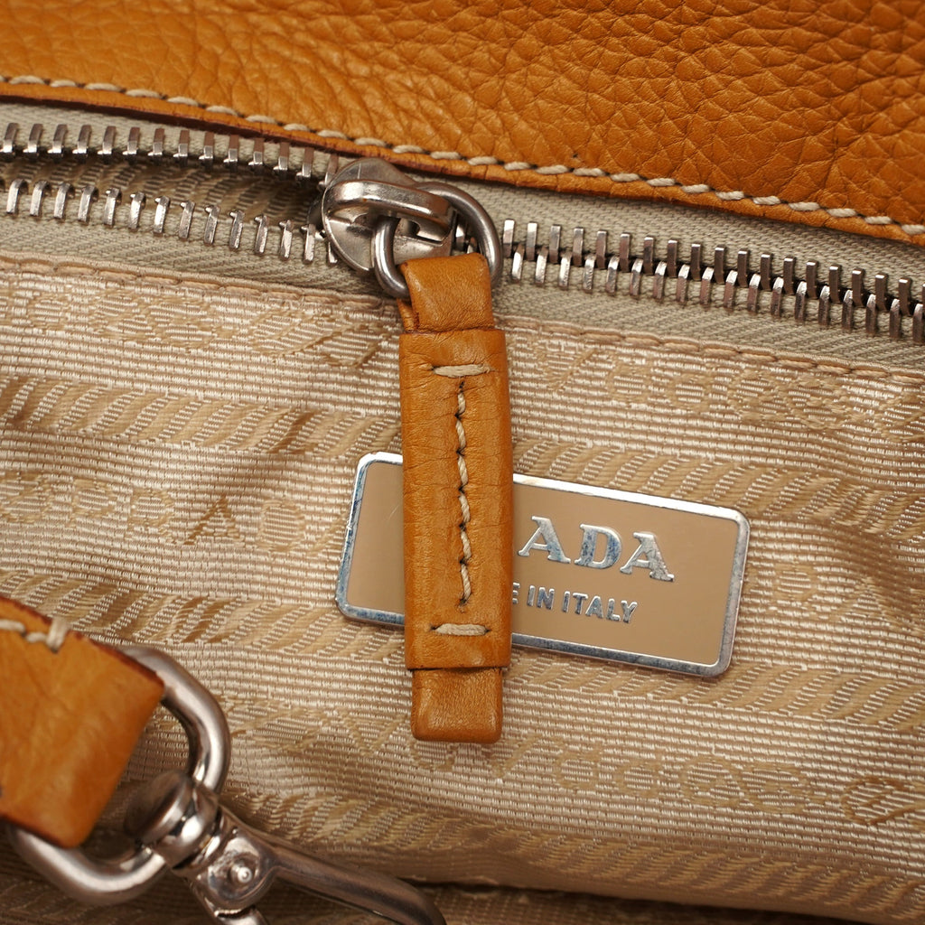 BR2252 Beige Leather Tote Bag