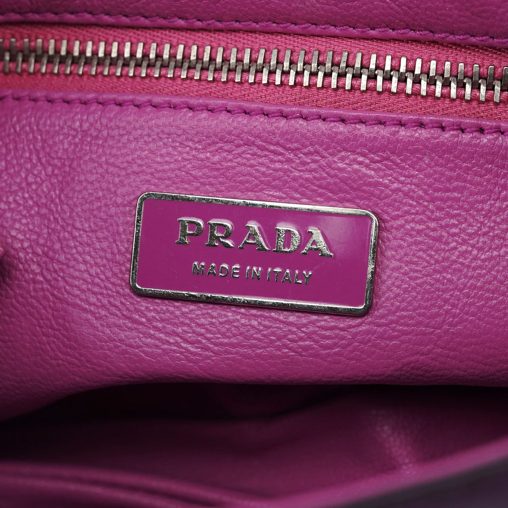 BR2661 Purple Calf Mirror Shoulder Bag