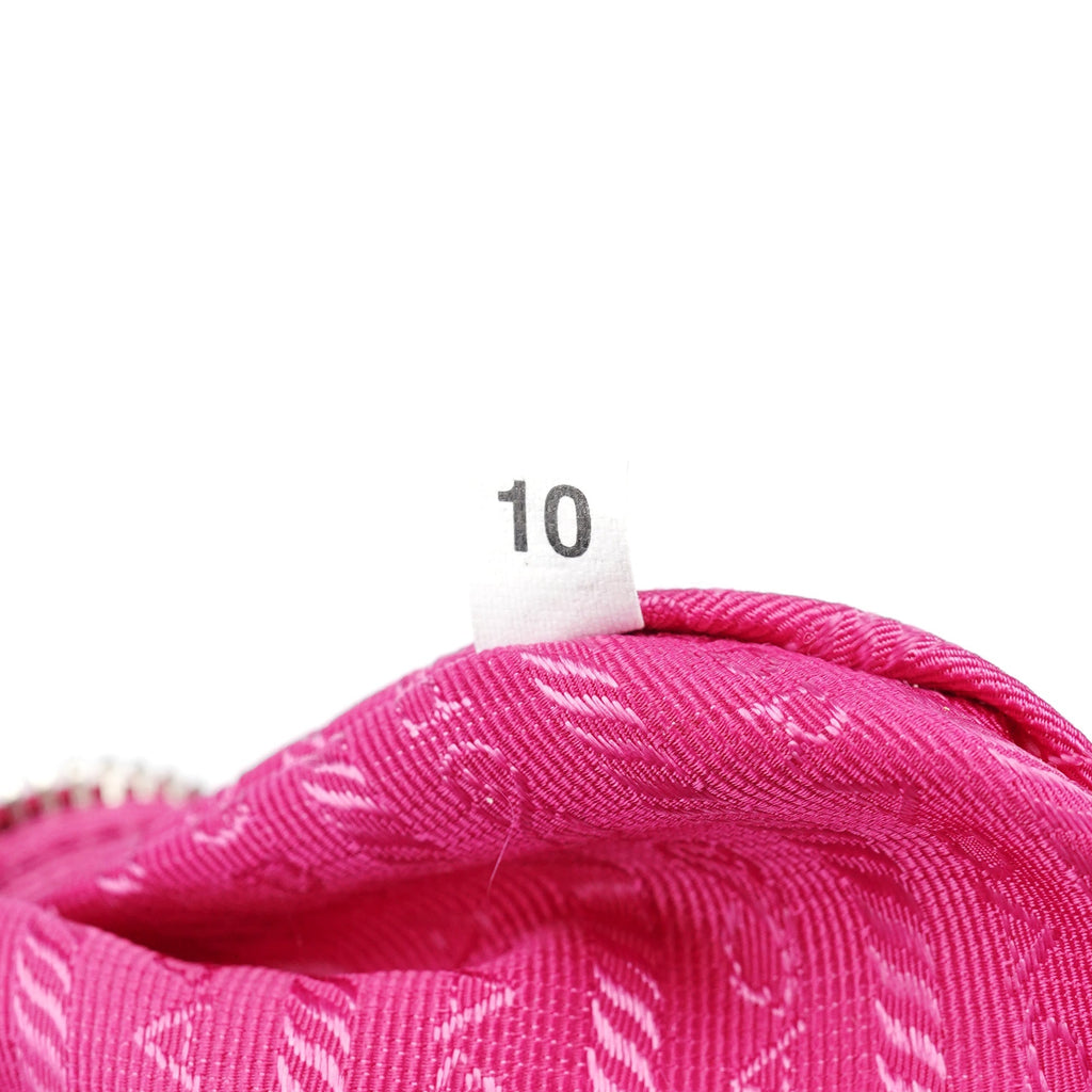 BR2741 Pink Tessuto Mini Hobo Bag