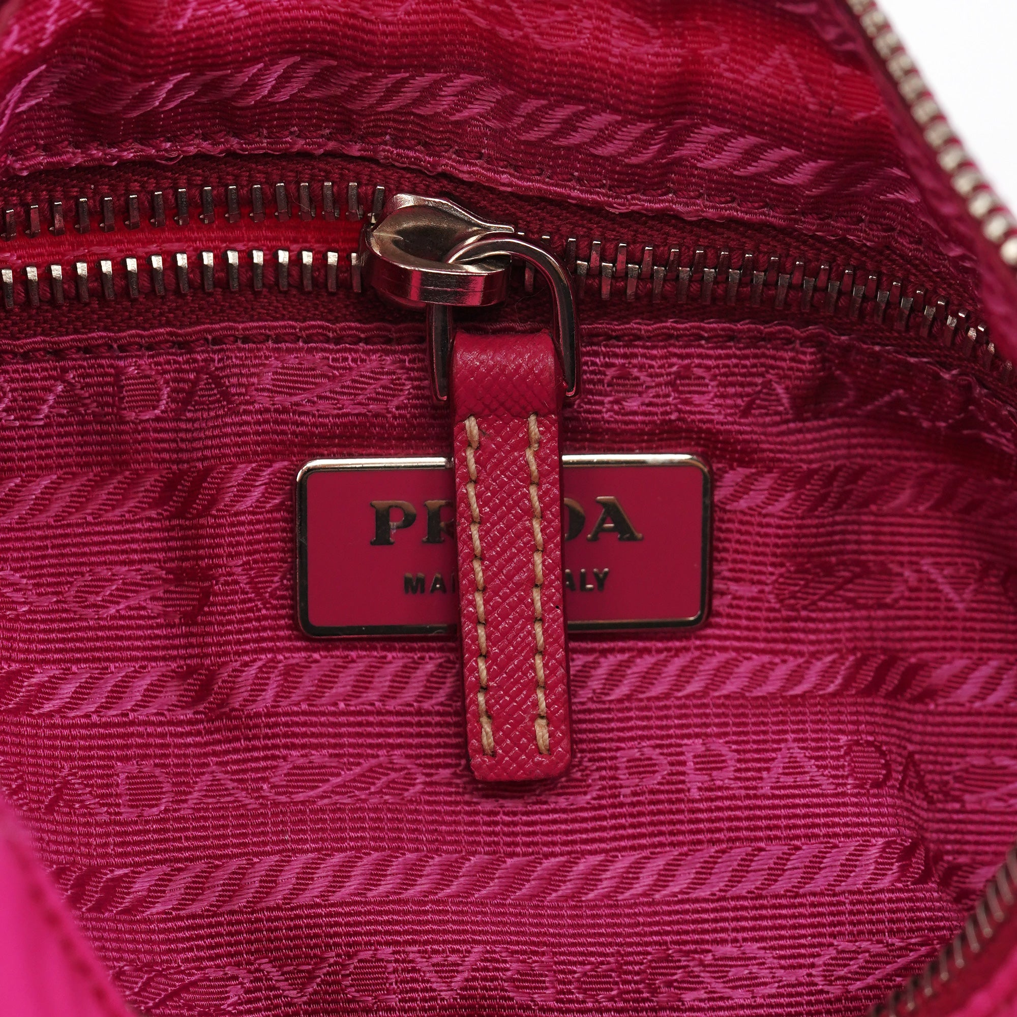 BR2741 Pink Tessuto Mini Hobo Bag