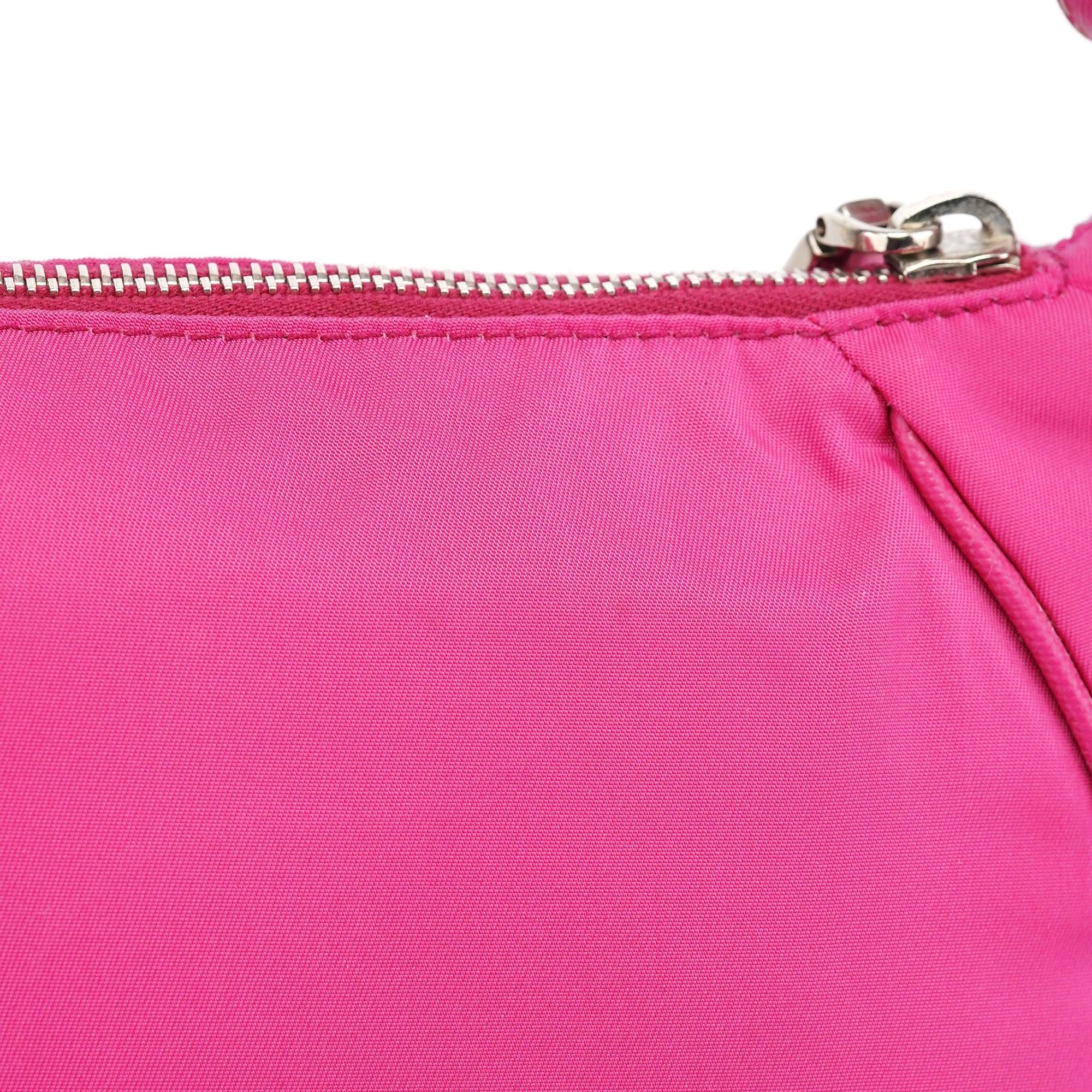 BR2741 Pink Tessuto Mini Hobo Bag