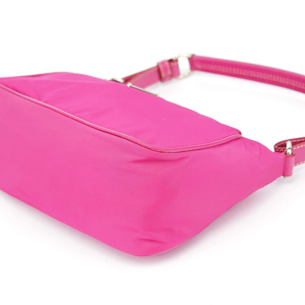 BR2741 Pink Tessuto Mini Hobo Bag