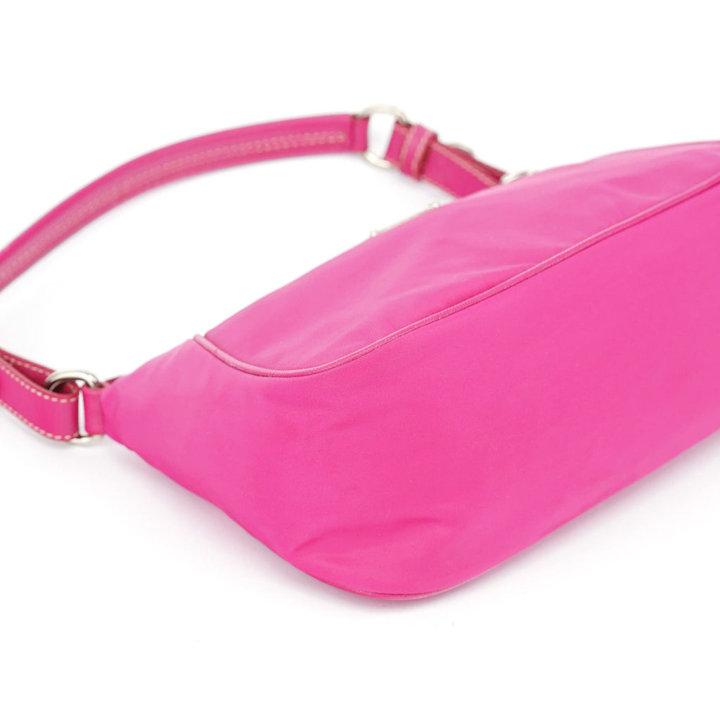 BR2741 Pink Tessuto Mini Hobo Bag
