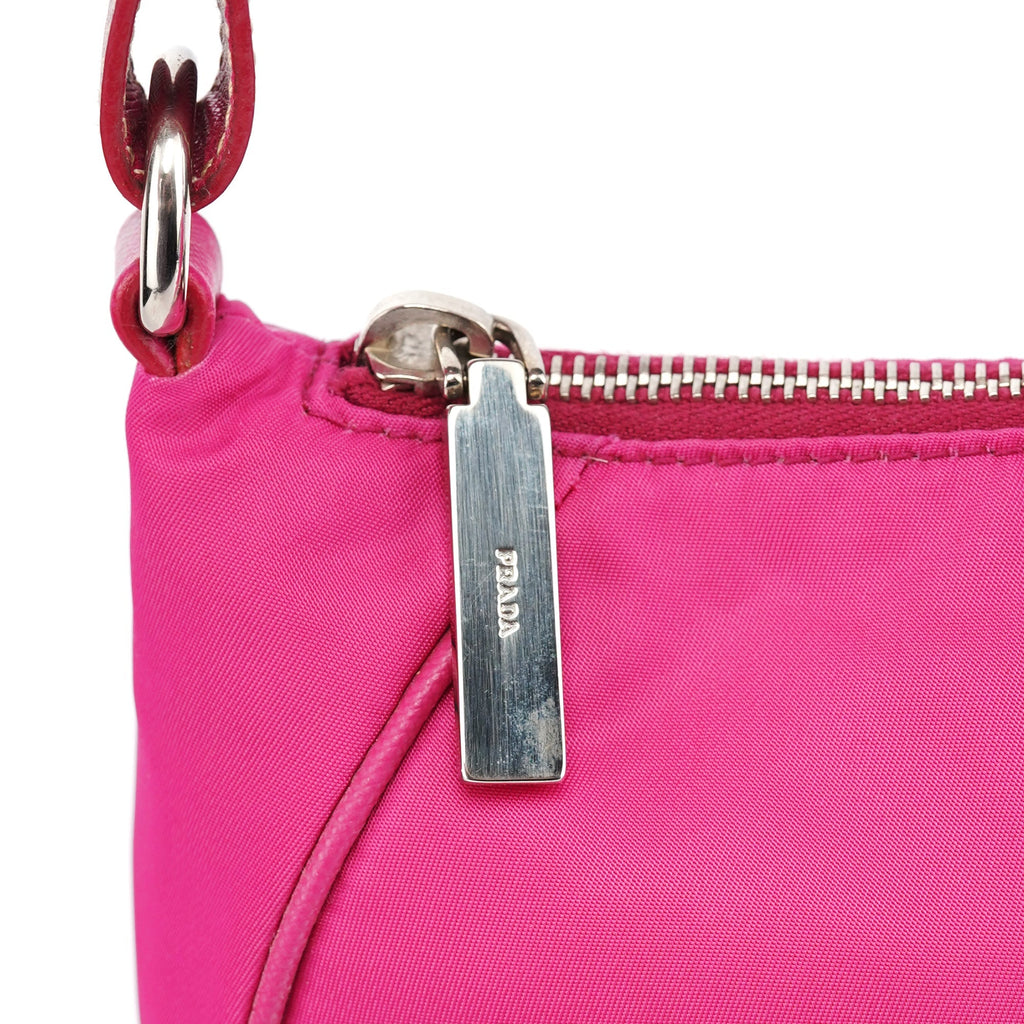 BR2741 Pink Tessuto Mini Hobo Bag