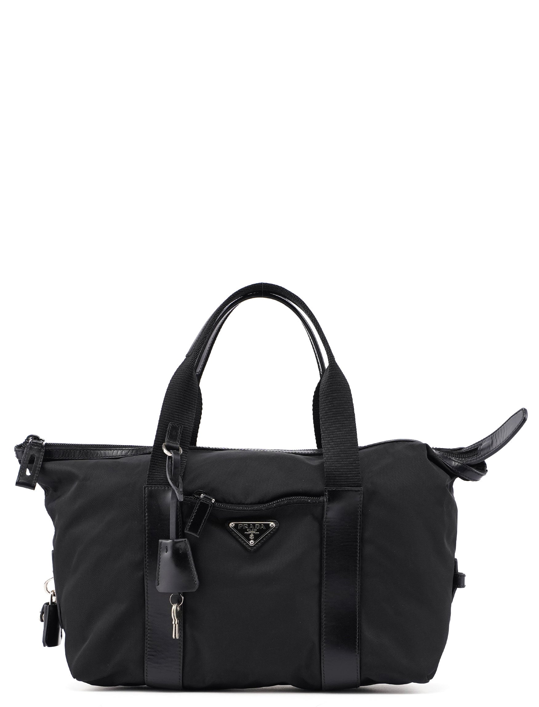 BR3698 Black Tessuto Tote