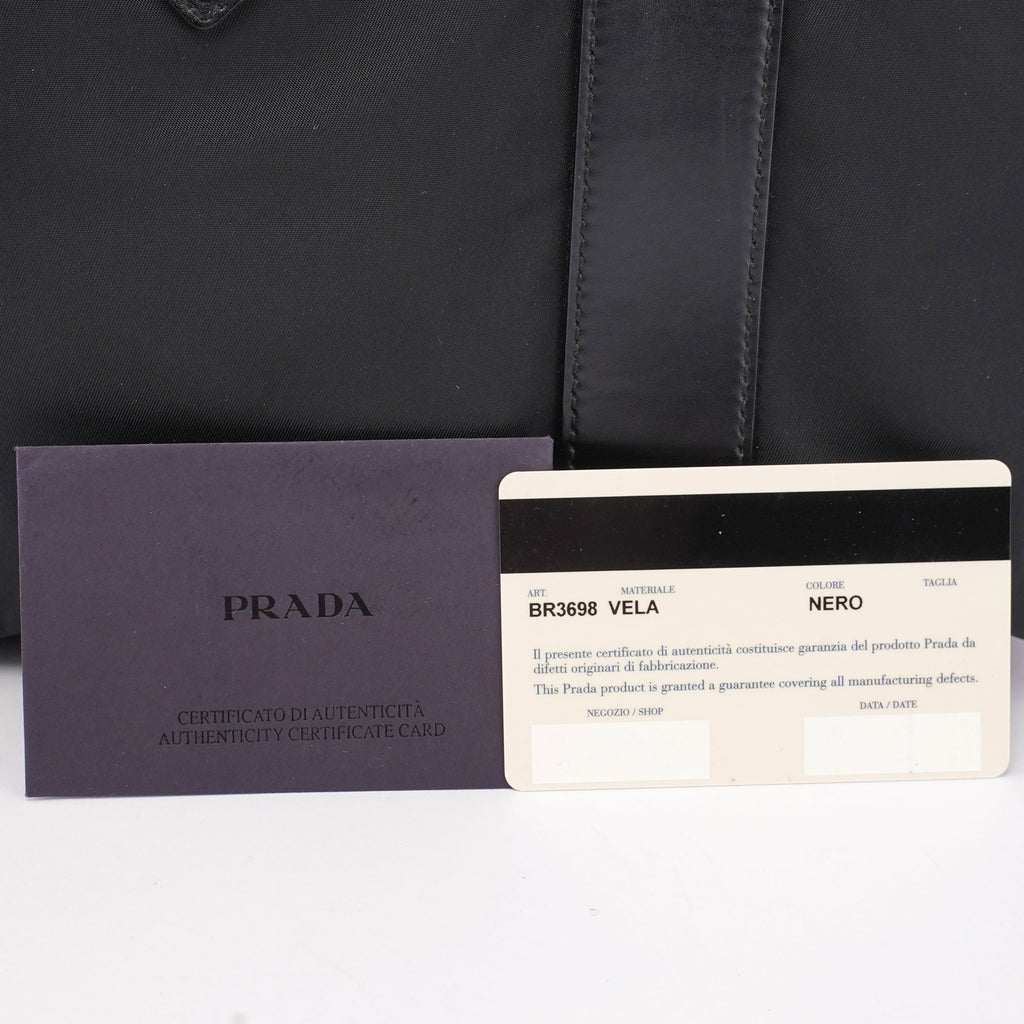 BR3698 Black Tessuto Tote