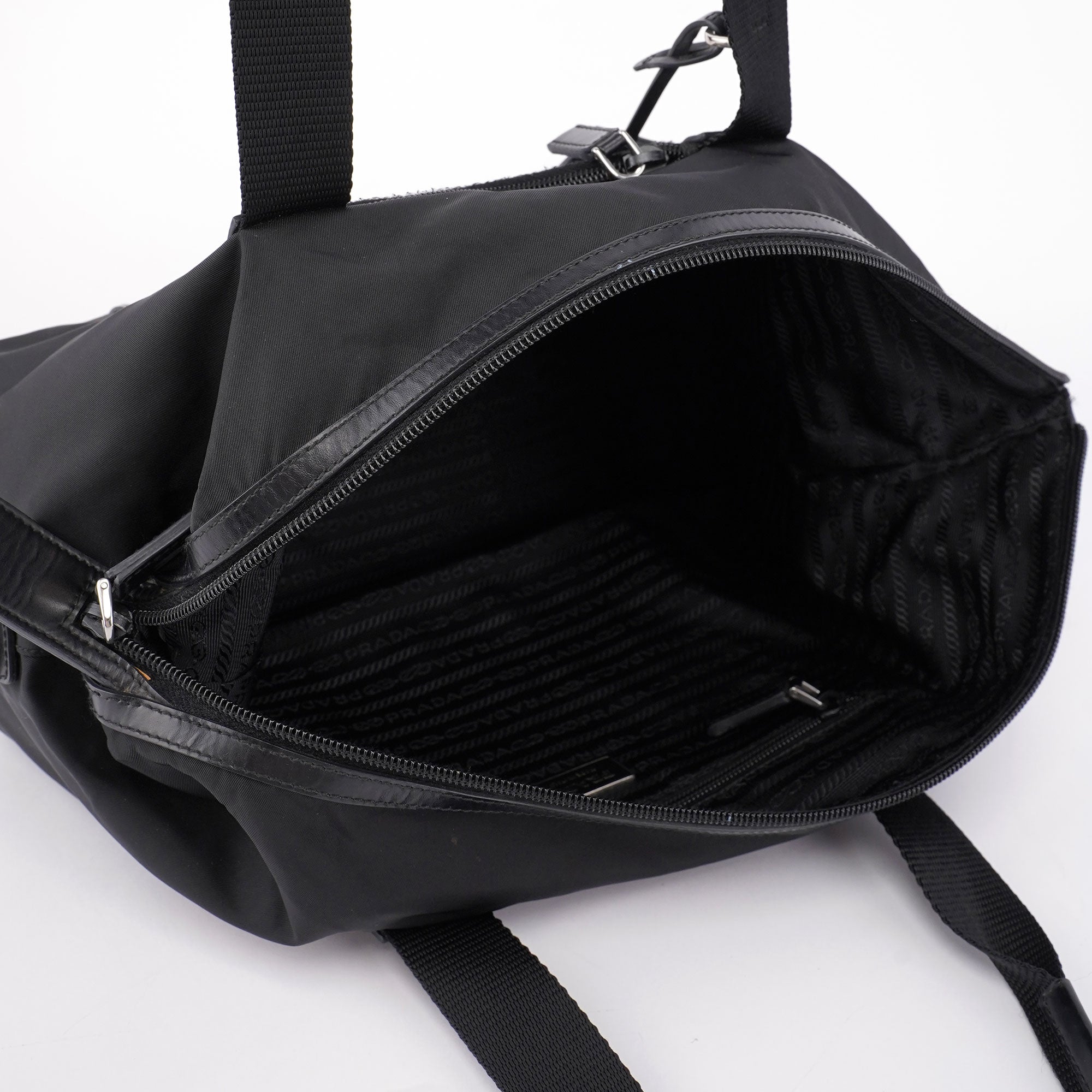 BR3698 Black Tessuto Tote