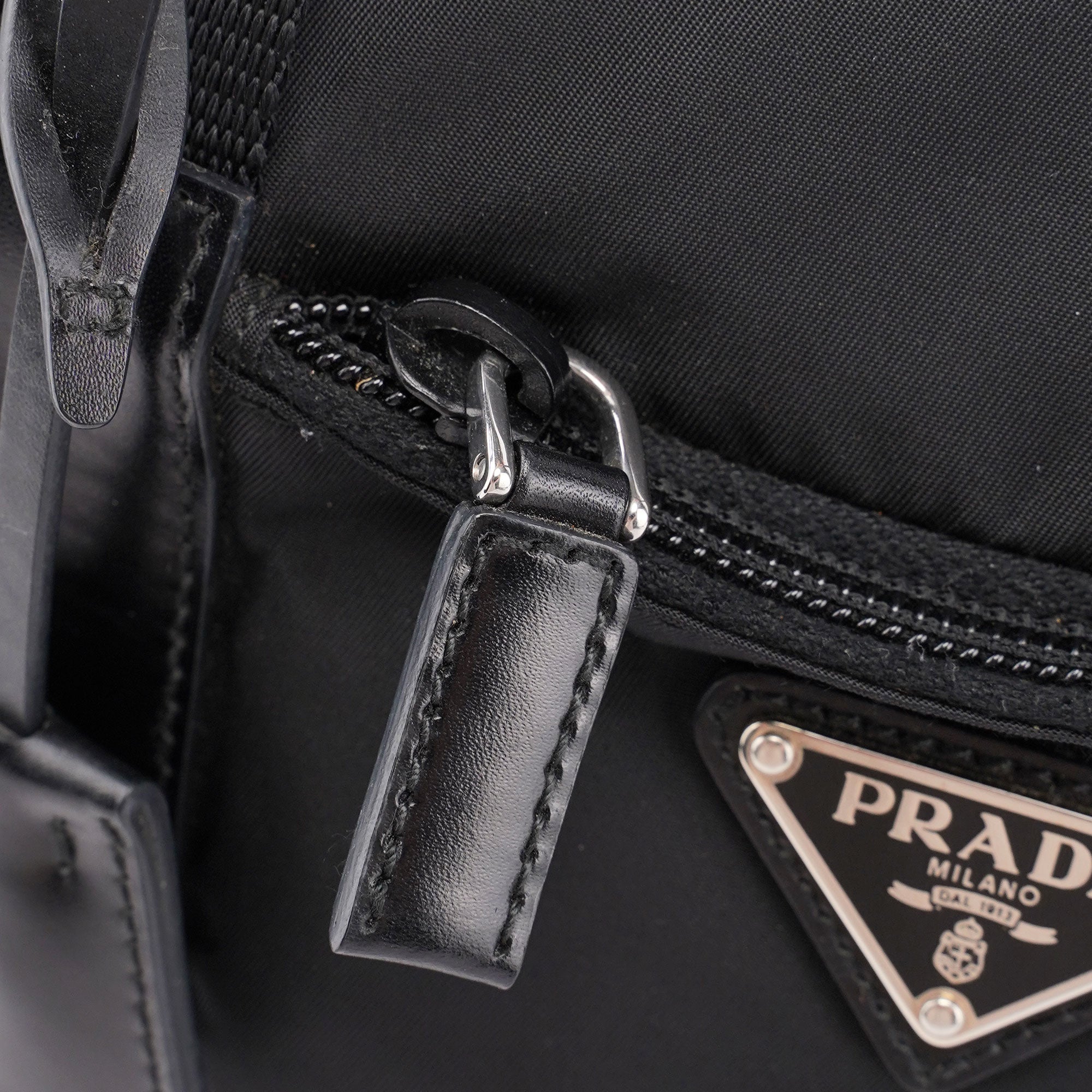 BR3698 Black Tessuto Tote