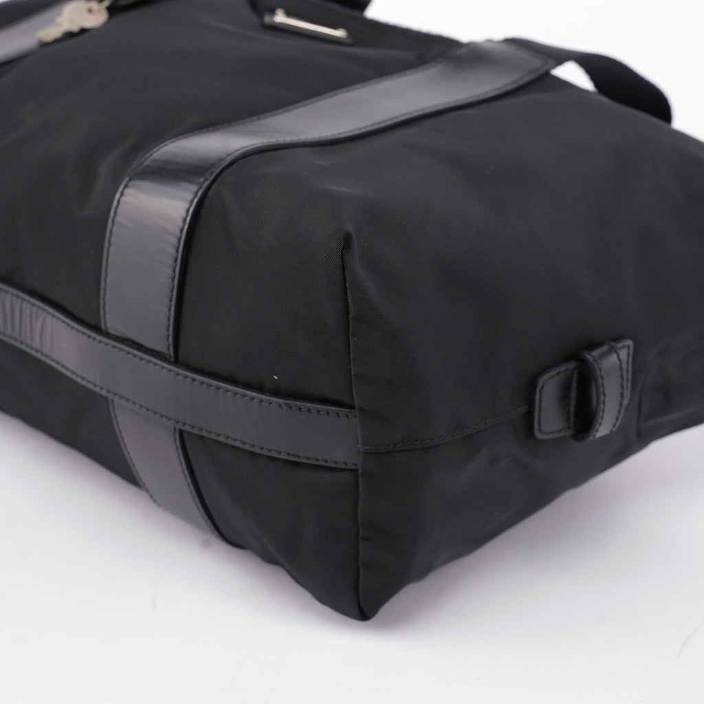 BR3698 Black Tessuto Tote