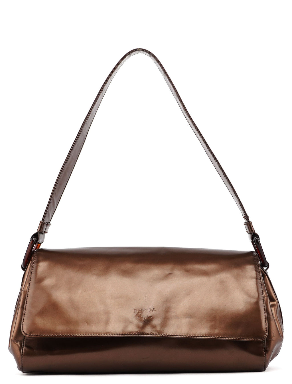 Bronze Spazzolato Shoulder Bag