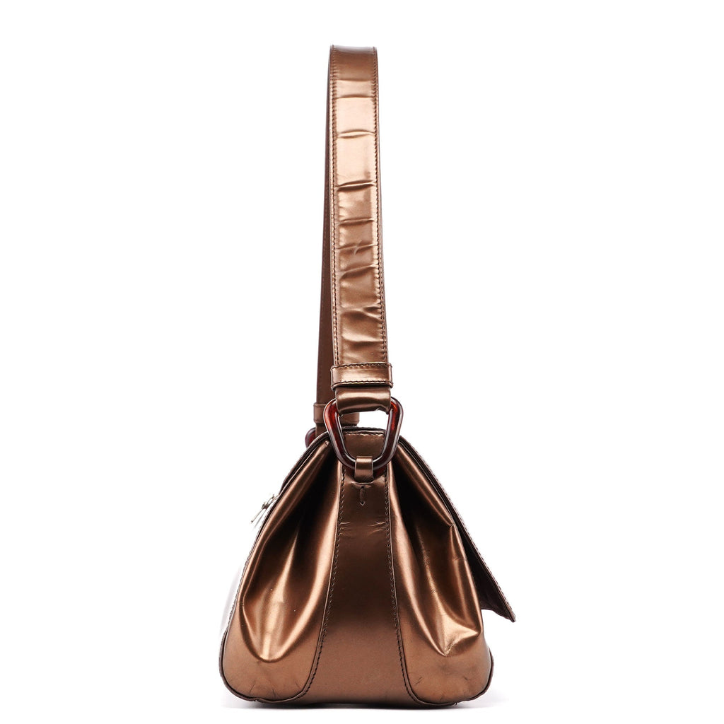Bronze Spazzolato Shoulder Bag