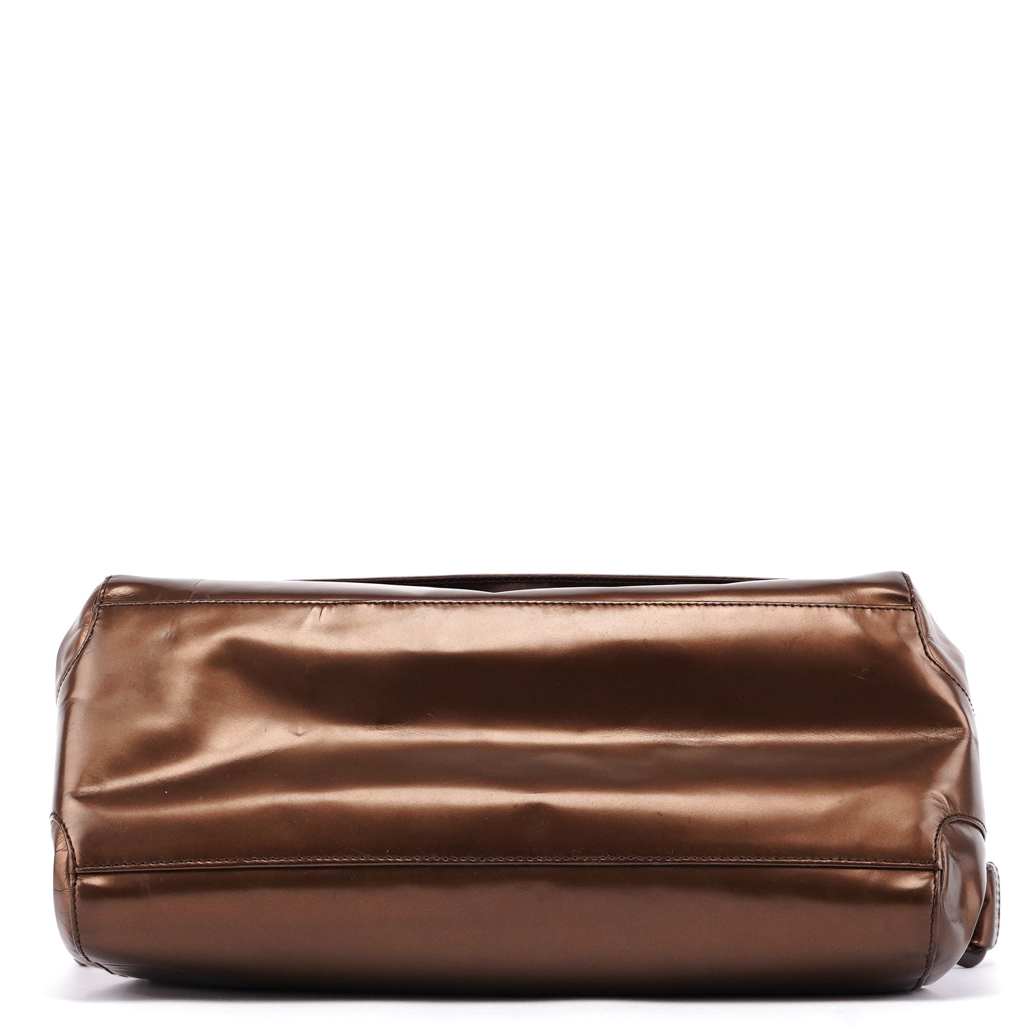 Bronze Spazzolato Shoulder Bag