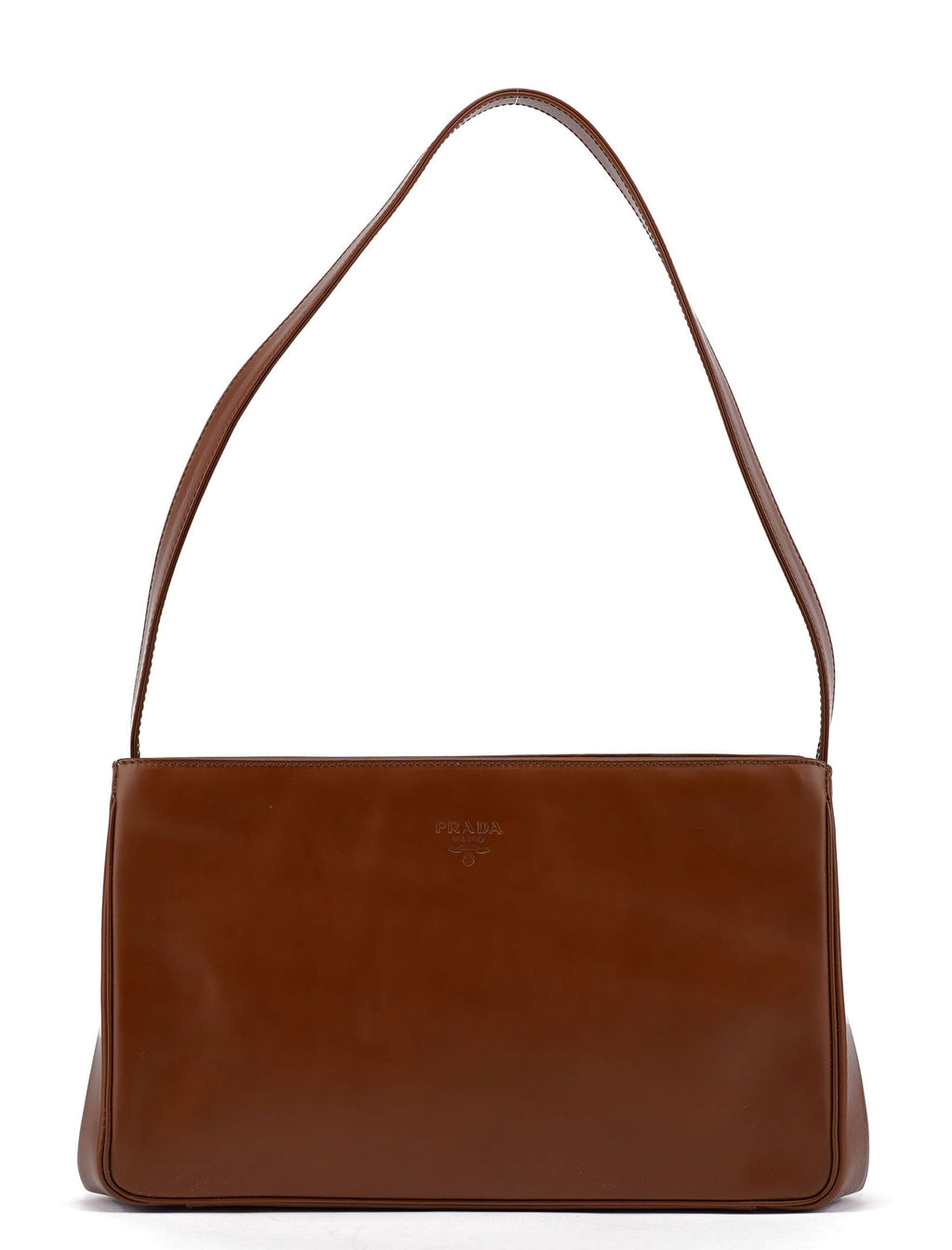 Bronze Vernice Satin Shoulder Bag