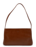 Bronze Vernice Satin Shoulder Bag