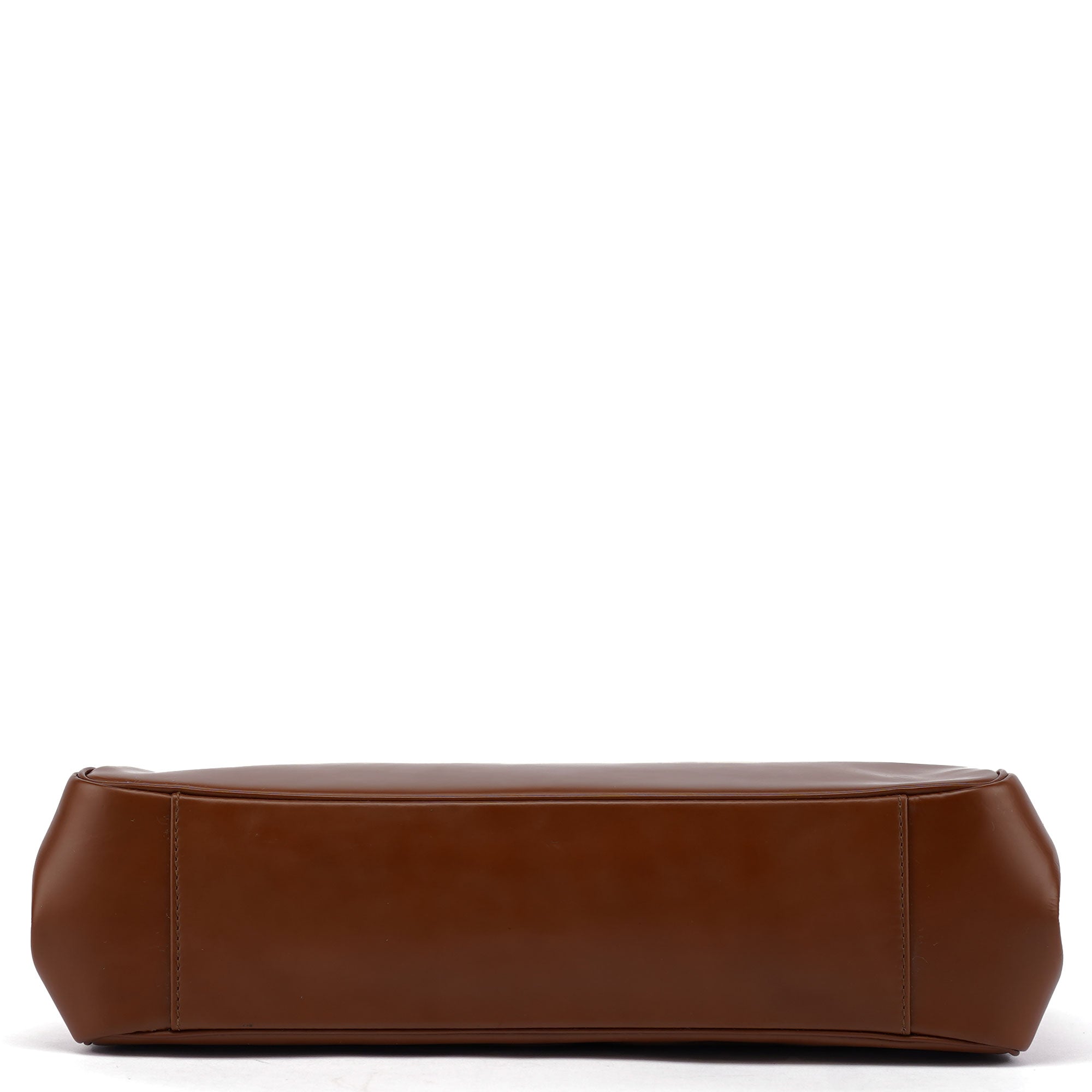 Bronze Vernice Satin Shoulder Bag