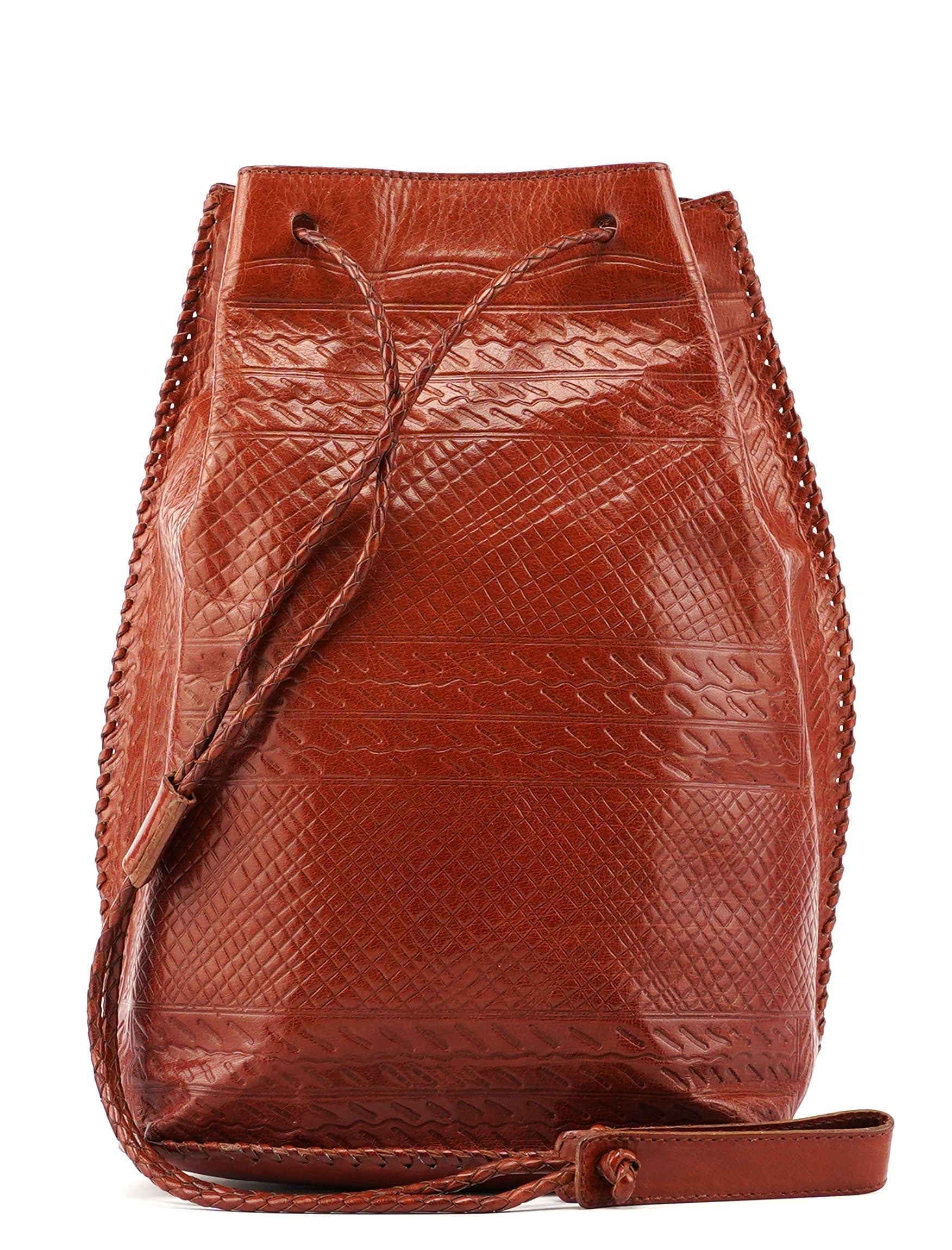 Brown Calfskin Sling Bag