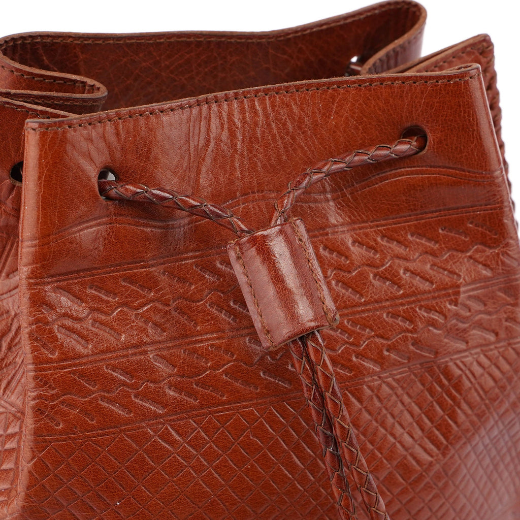 Brown Calfskin Sling Bag