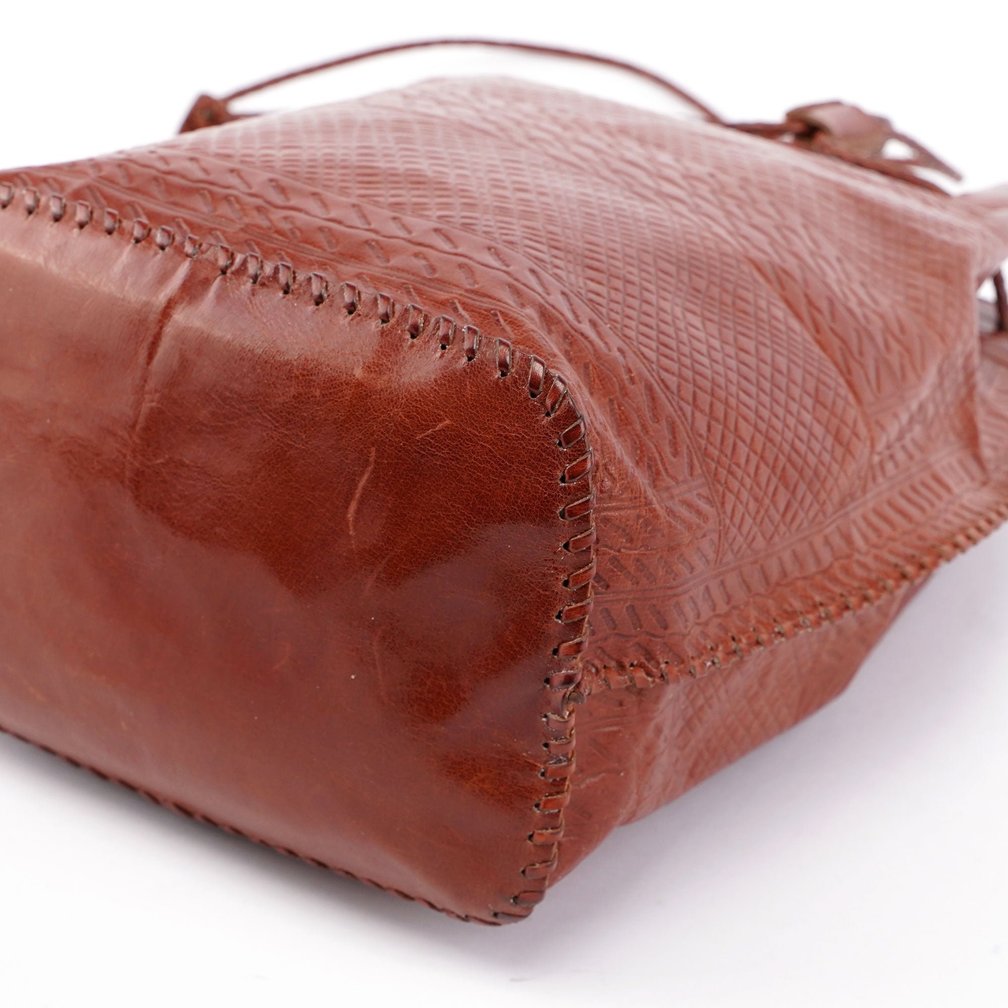 Brown Calfskin Sling Bag