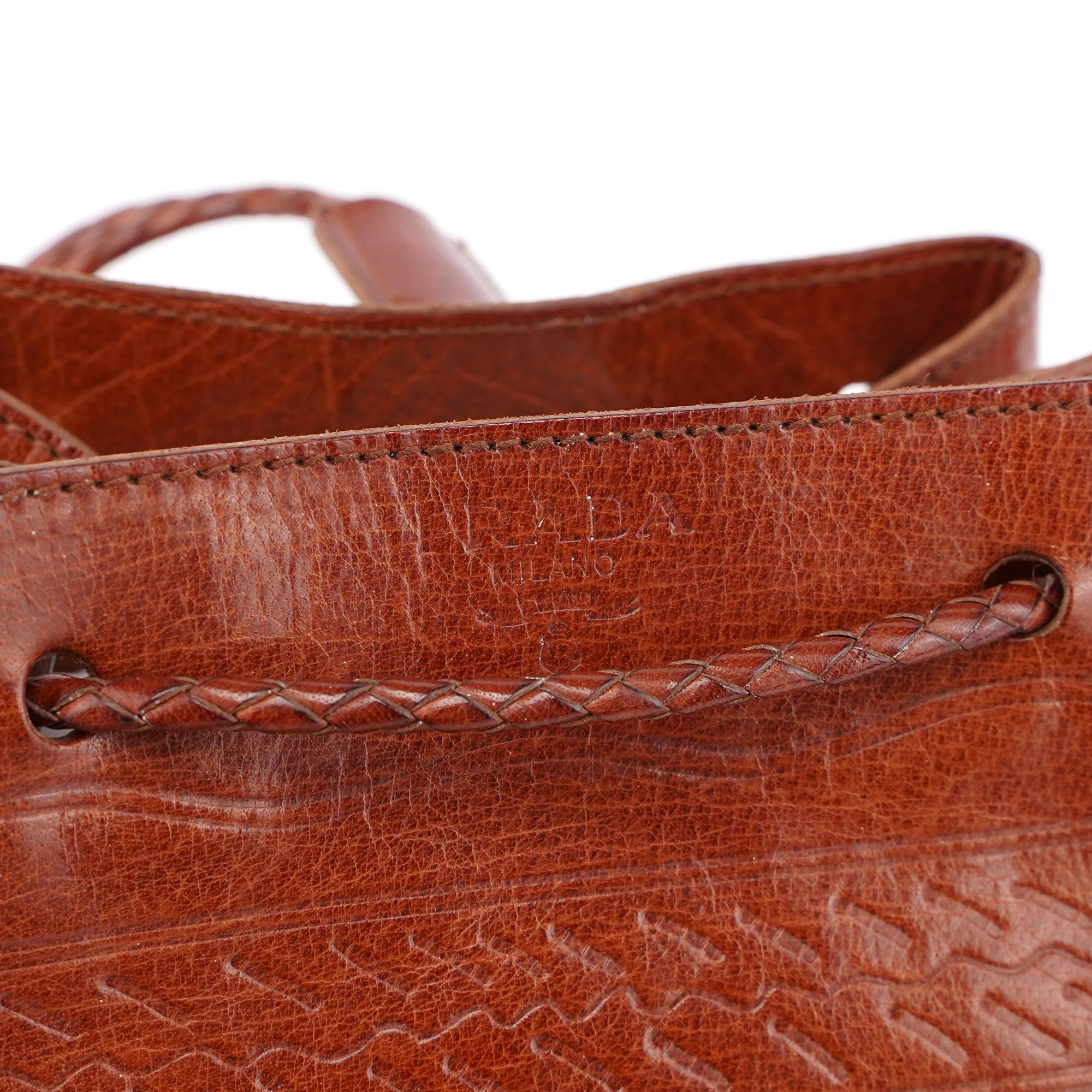 Brown Calfskin Sling Bag