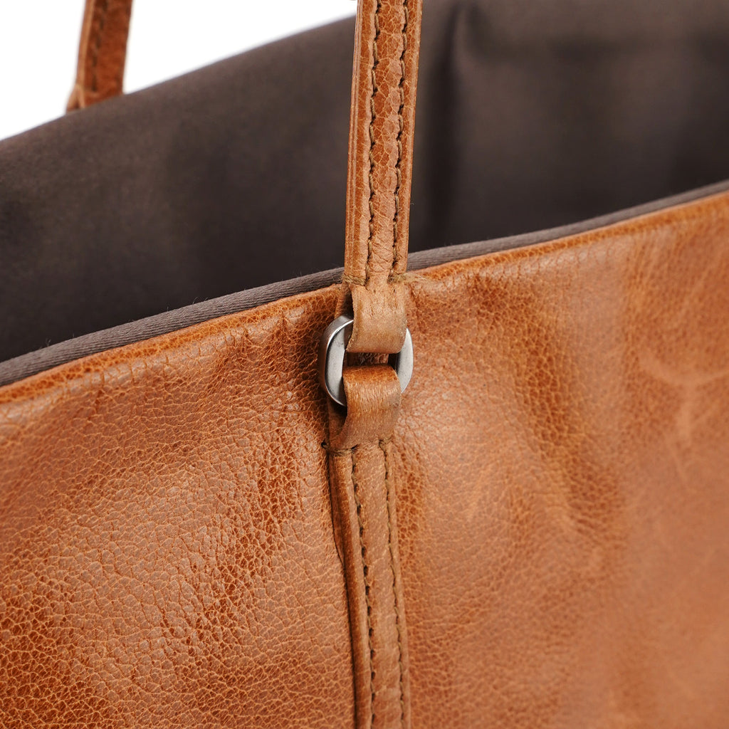 Brown Calfskin Tote