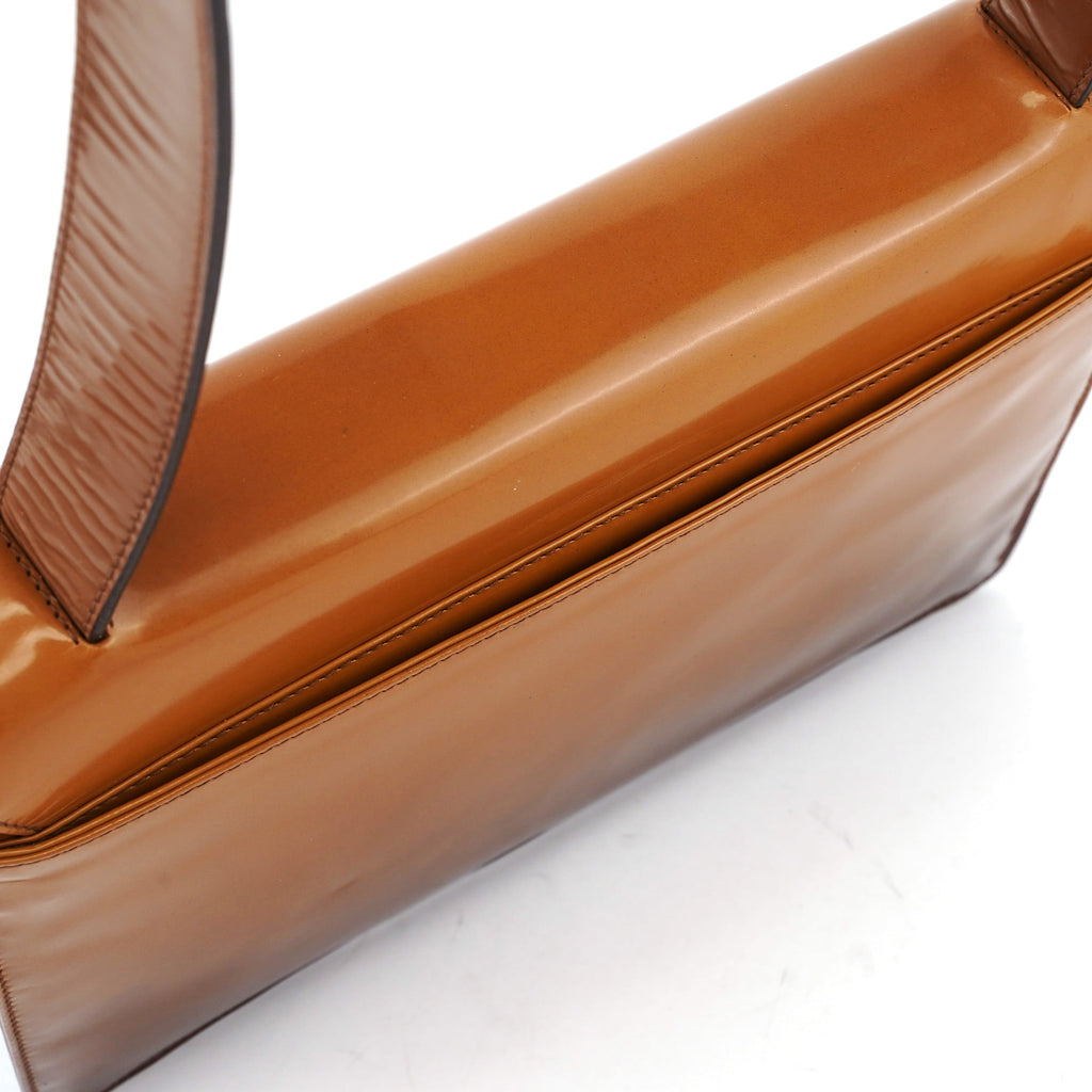 Brown Gradient Spazzolato Shoulder Bag