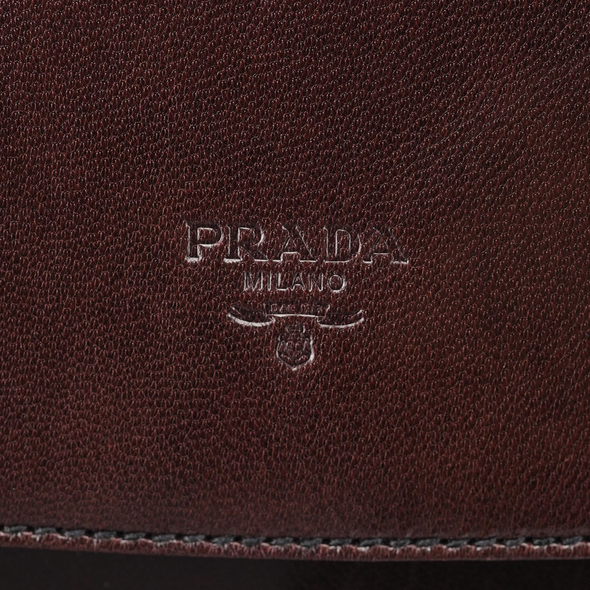 Brown Madras Swing Chain Shoulder Bag