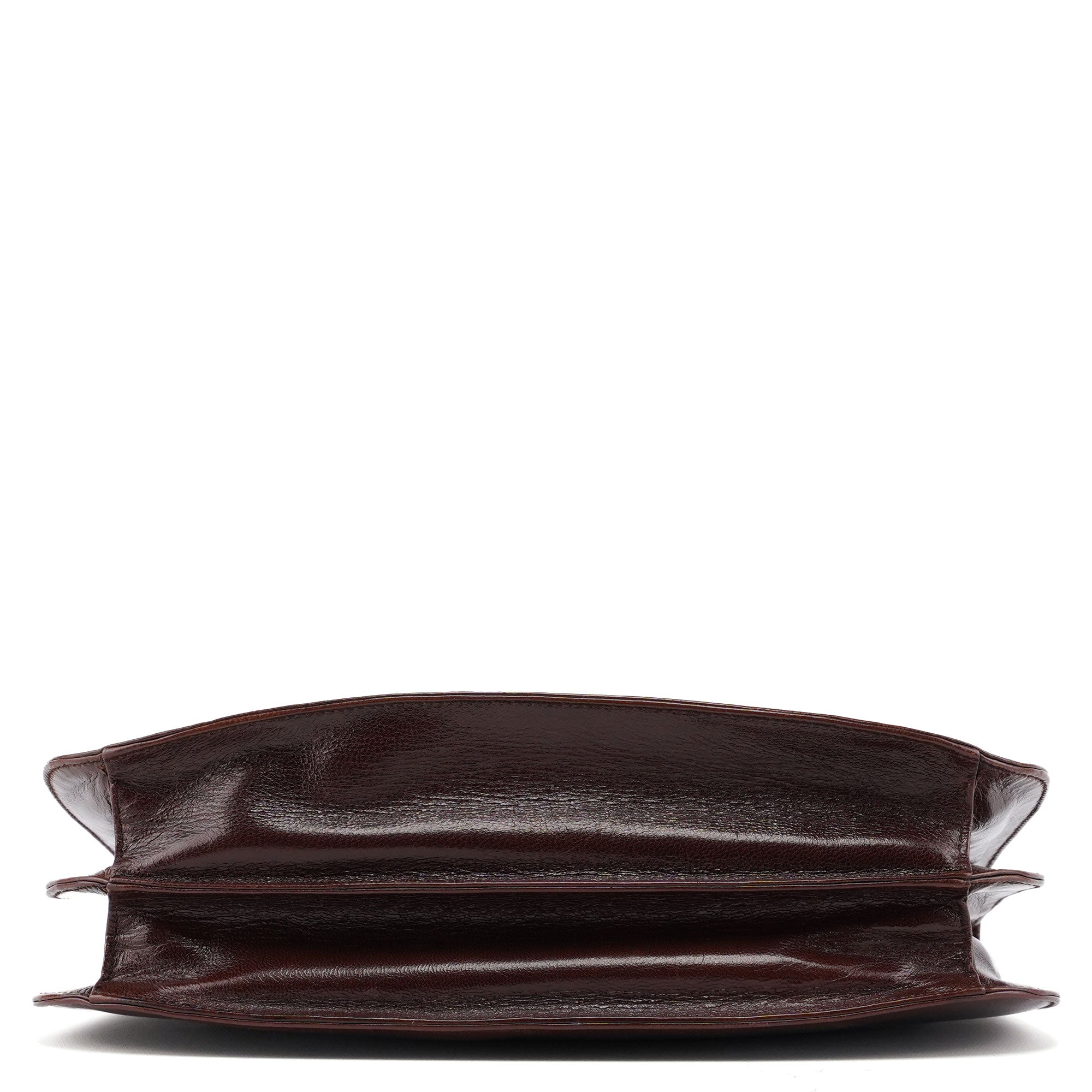 Brown Madras Swing Chain Shoulder Bag
