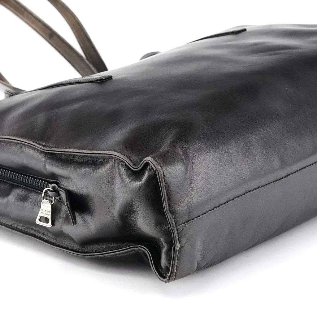 Brown Nappa Leather Tote Bag