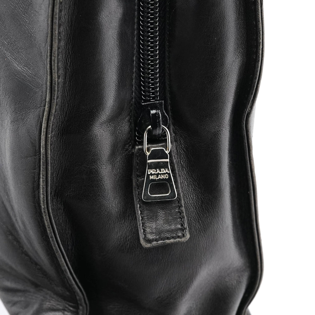 Brown Nappa Leather Tote Bag