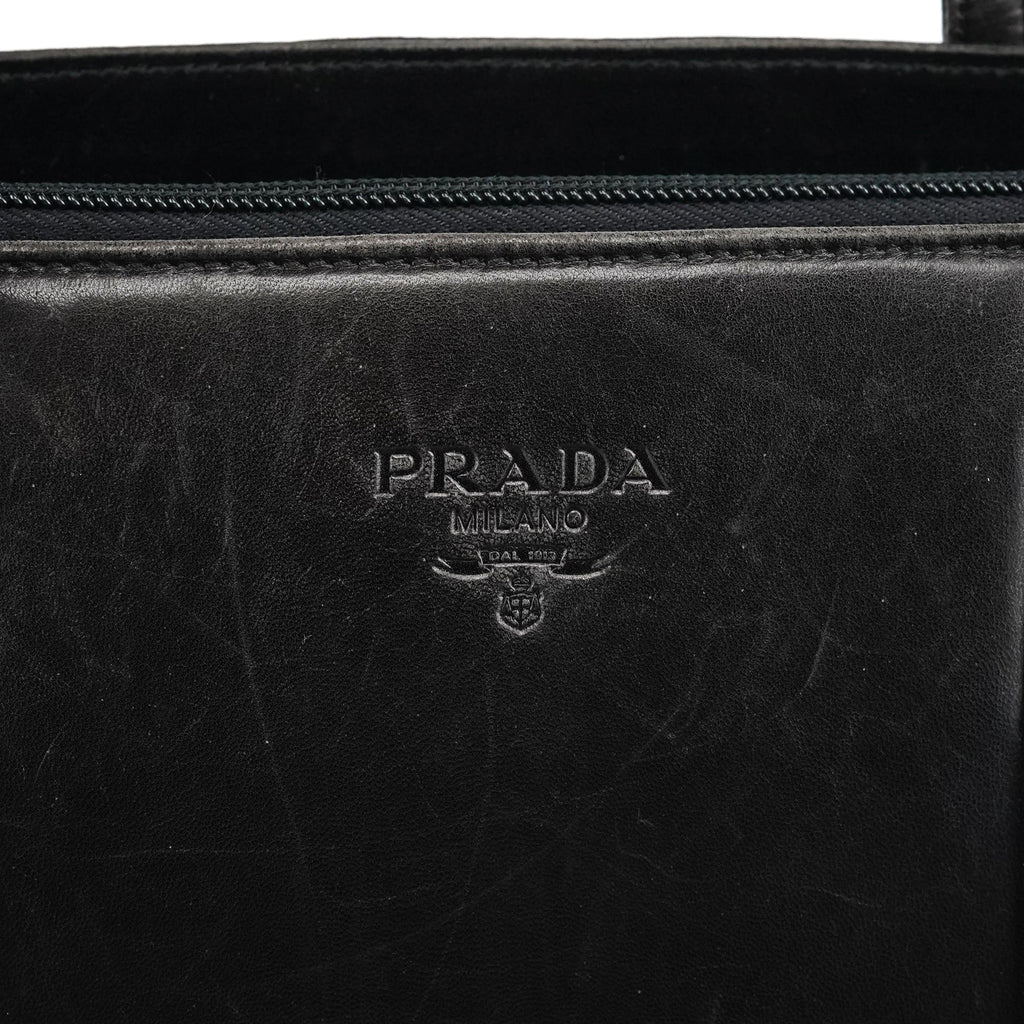 Brown Nappa Leather Tote Bag