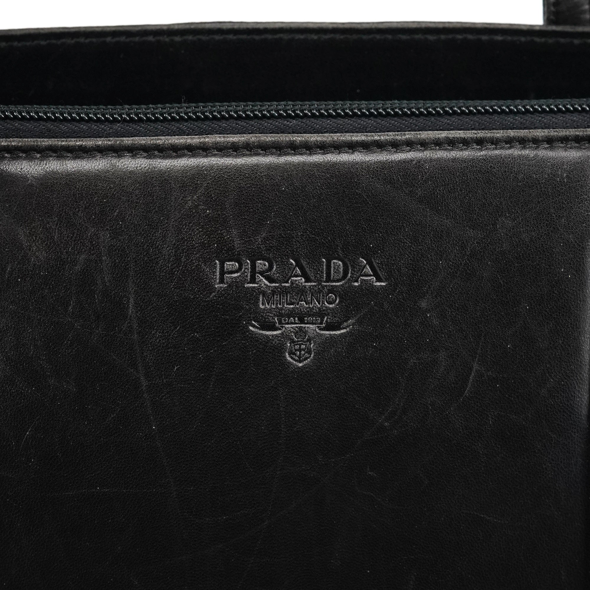 Brown Nappa Leather Tote Bag