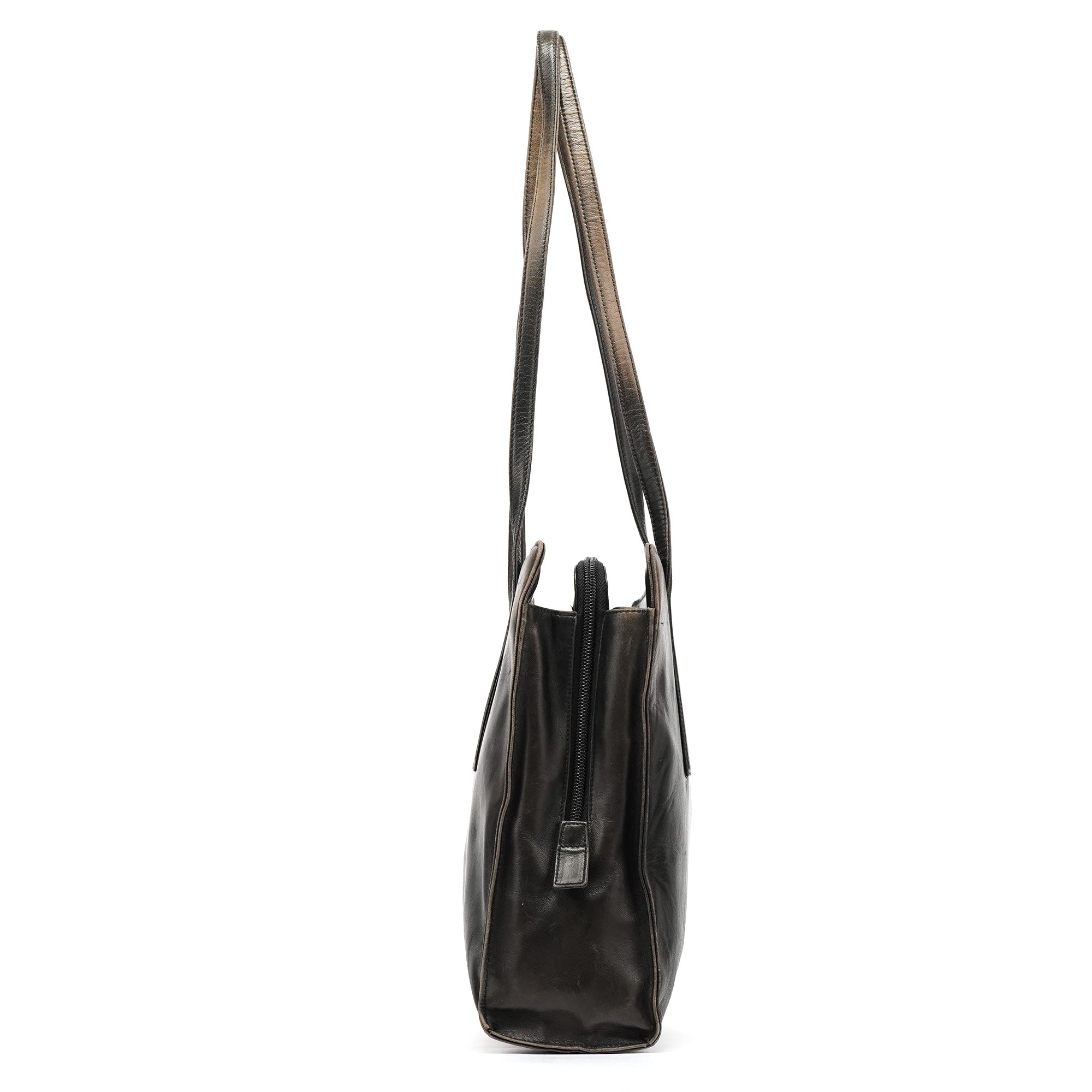Brown Nappa Leather Tote Bag
