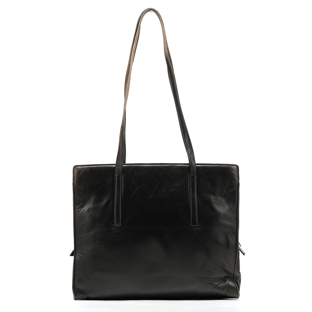 Brown Nappa Leather Tote Bag