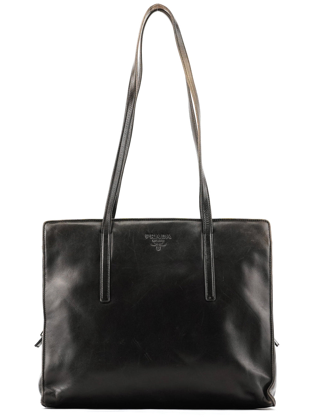 Brown Nappa Leather Tote Bag
