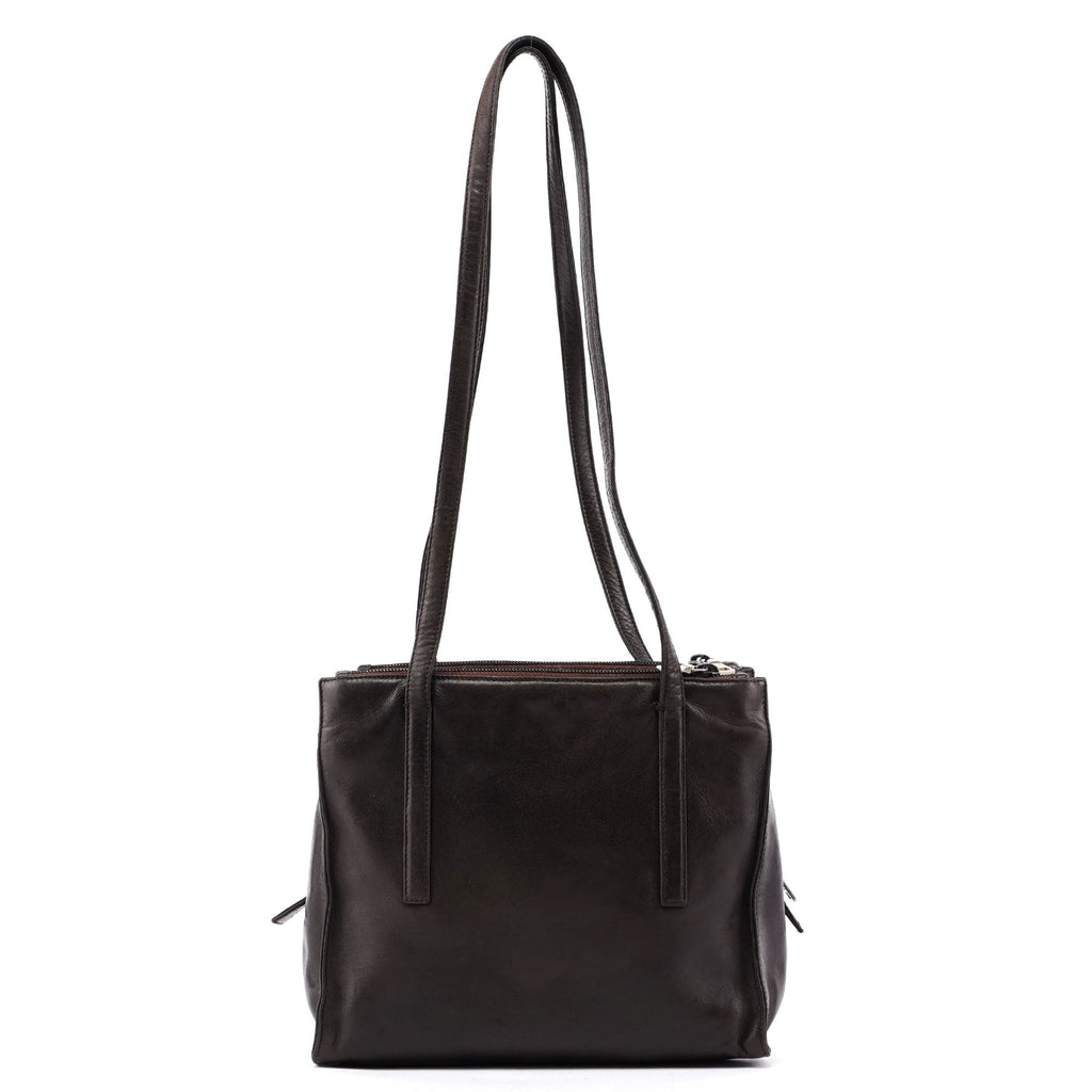 Brown Nappa Tote Bag