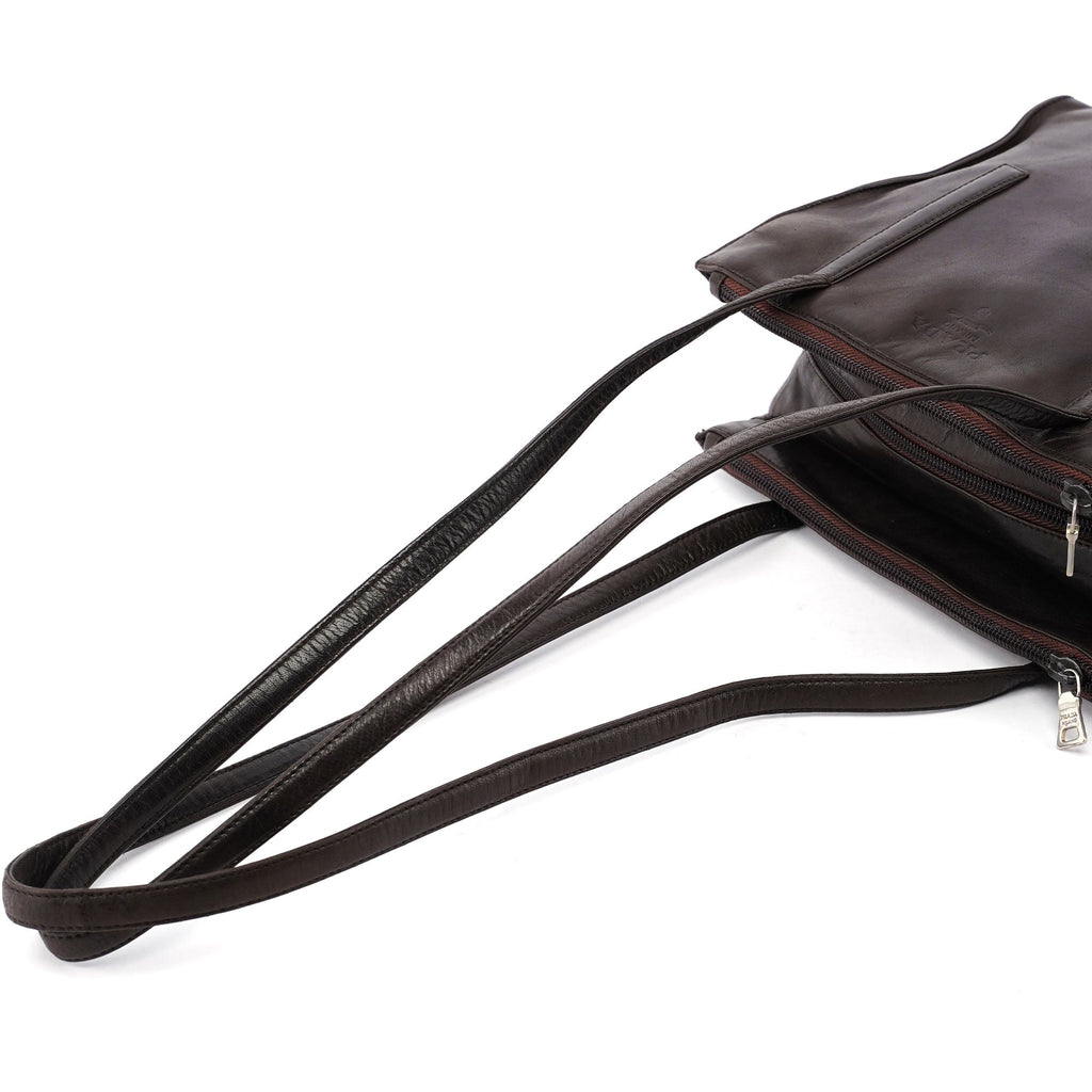 Brown Nappa Tote Bag