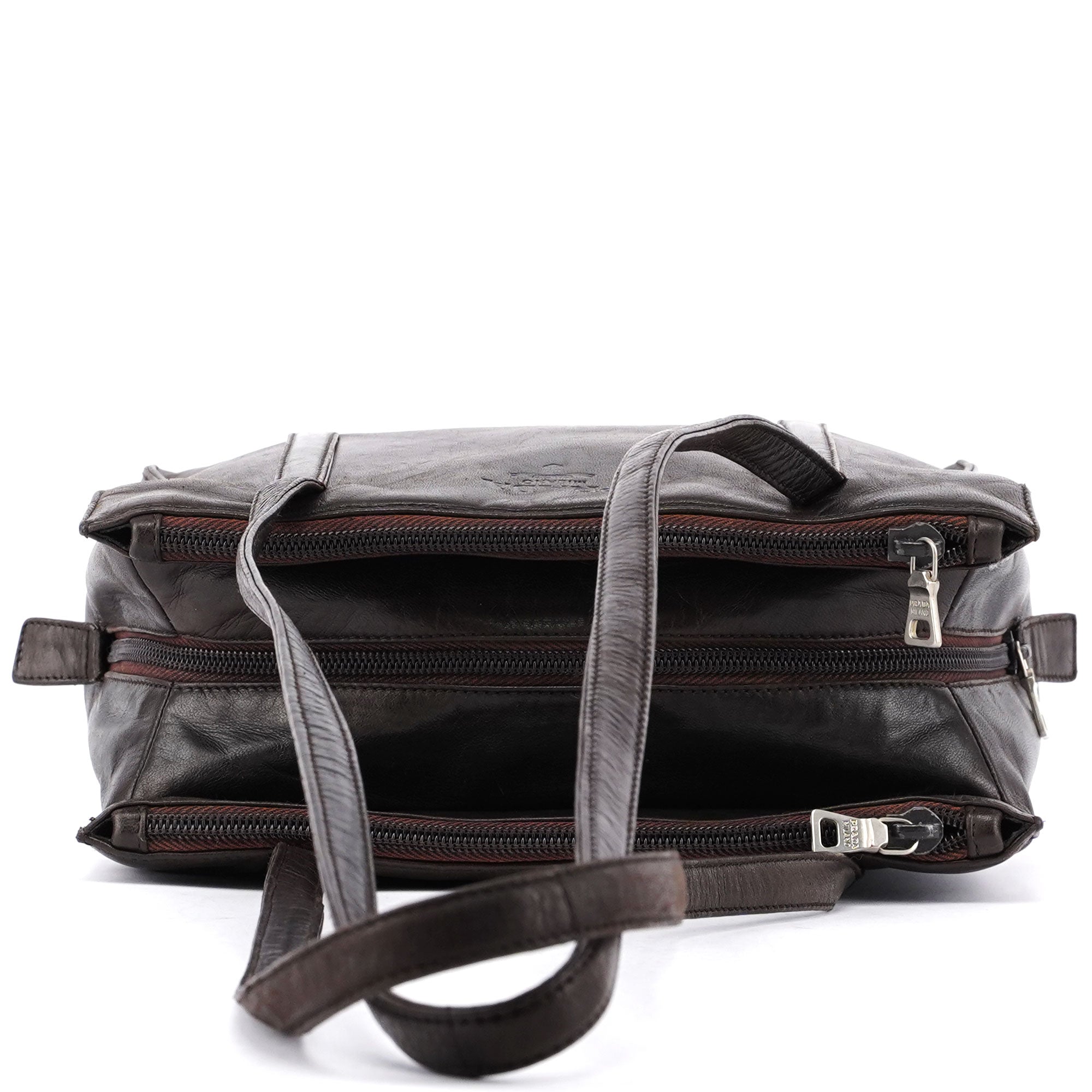 Brown Nappa Tote Bag