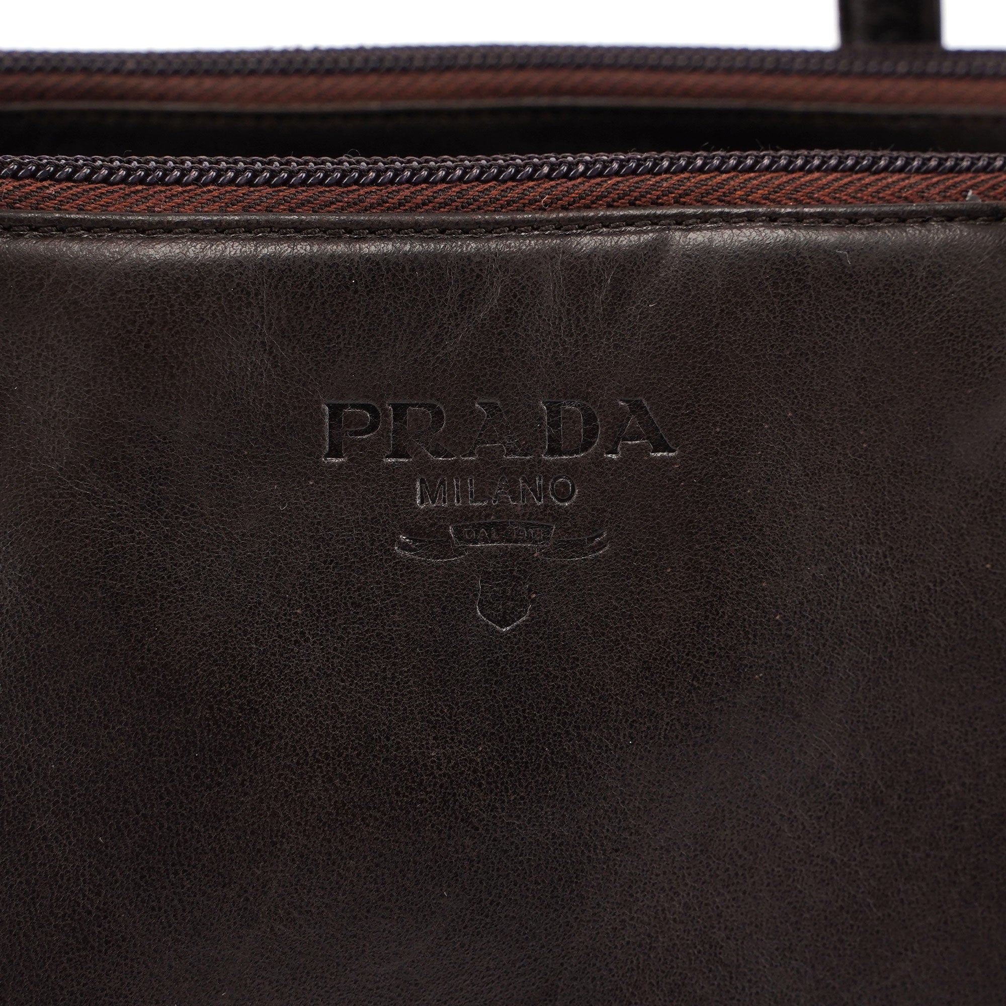 Brown Nappa Tote Bag