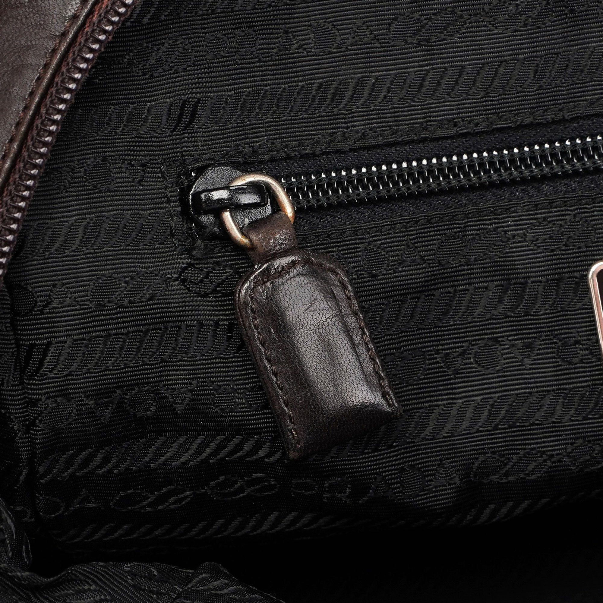 Brown Nappa Tote Bag