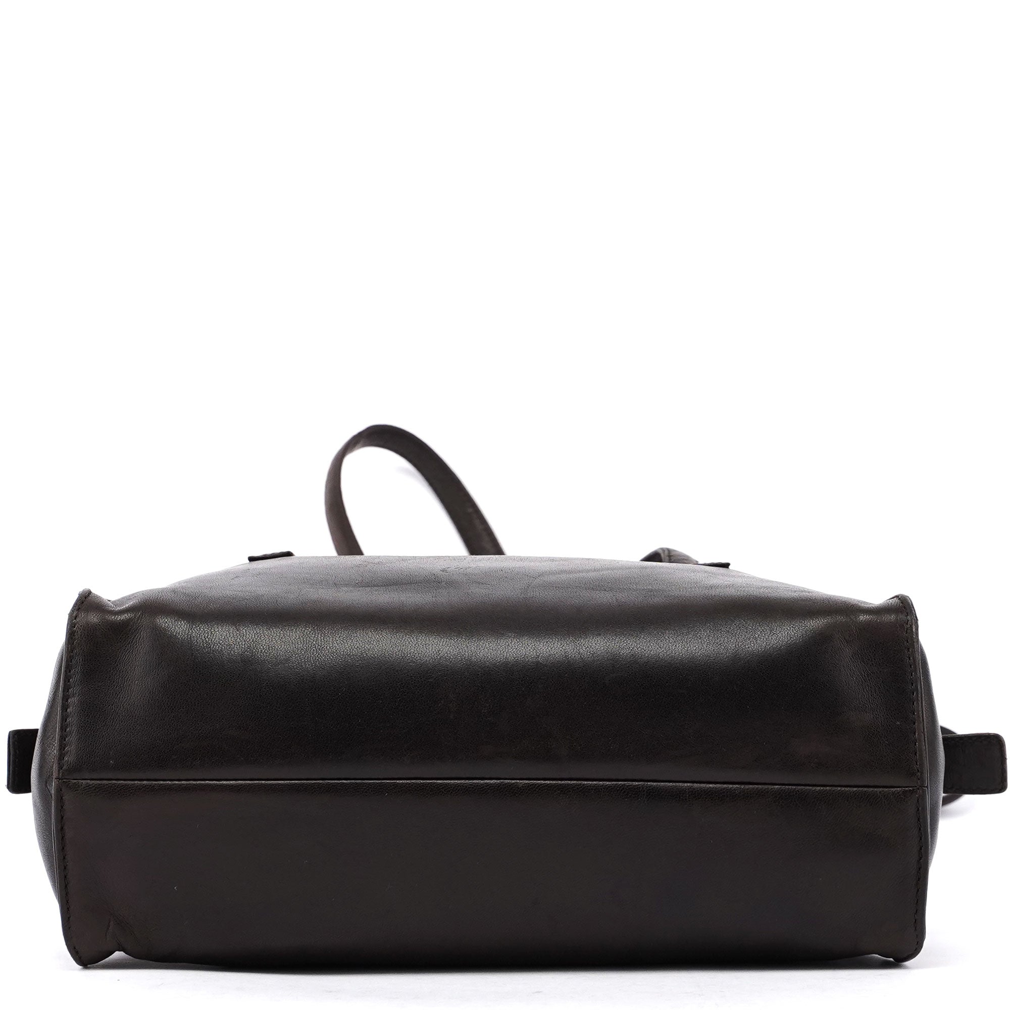 Brown Nappa Tote Bag