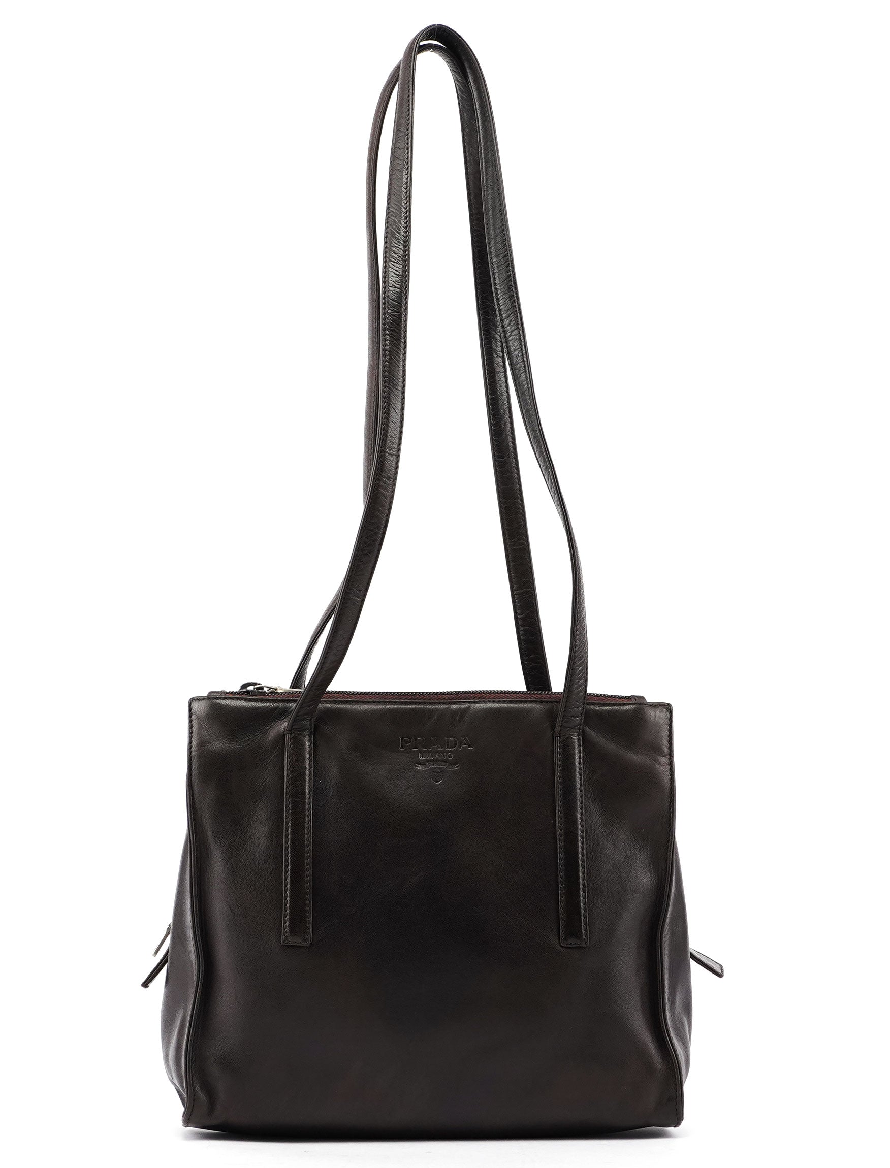 Brown Nappa Tote Bag