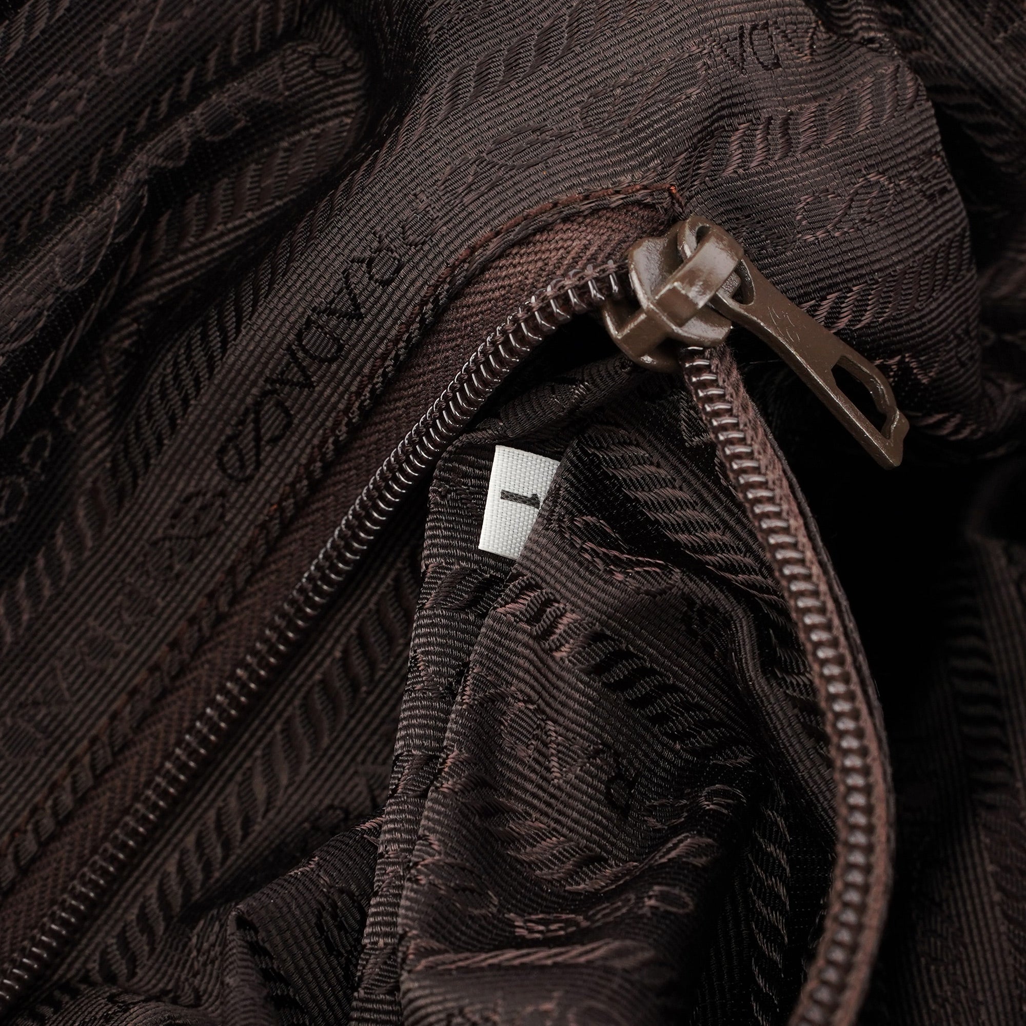 Brown Quilted Suede Handbag