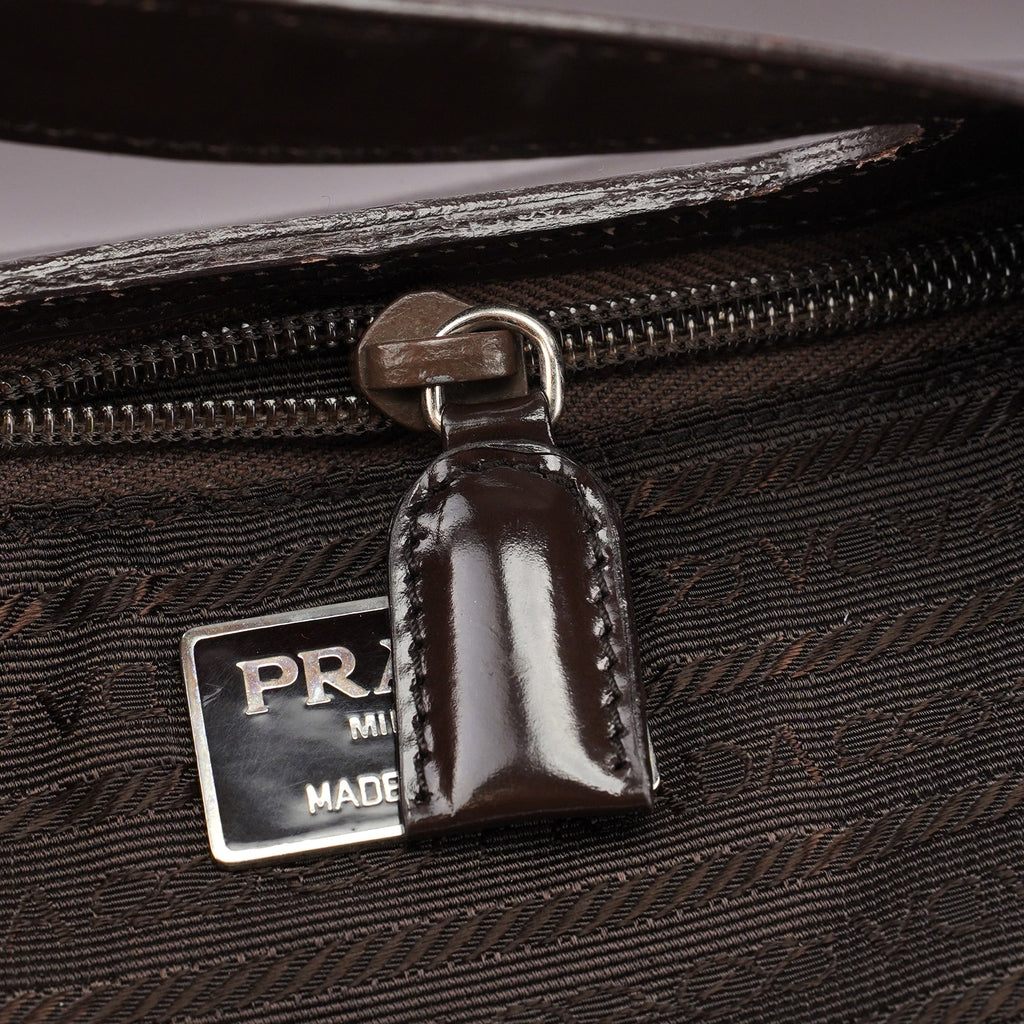 Brown Spazzolato Handbag