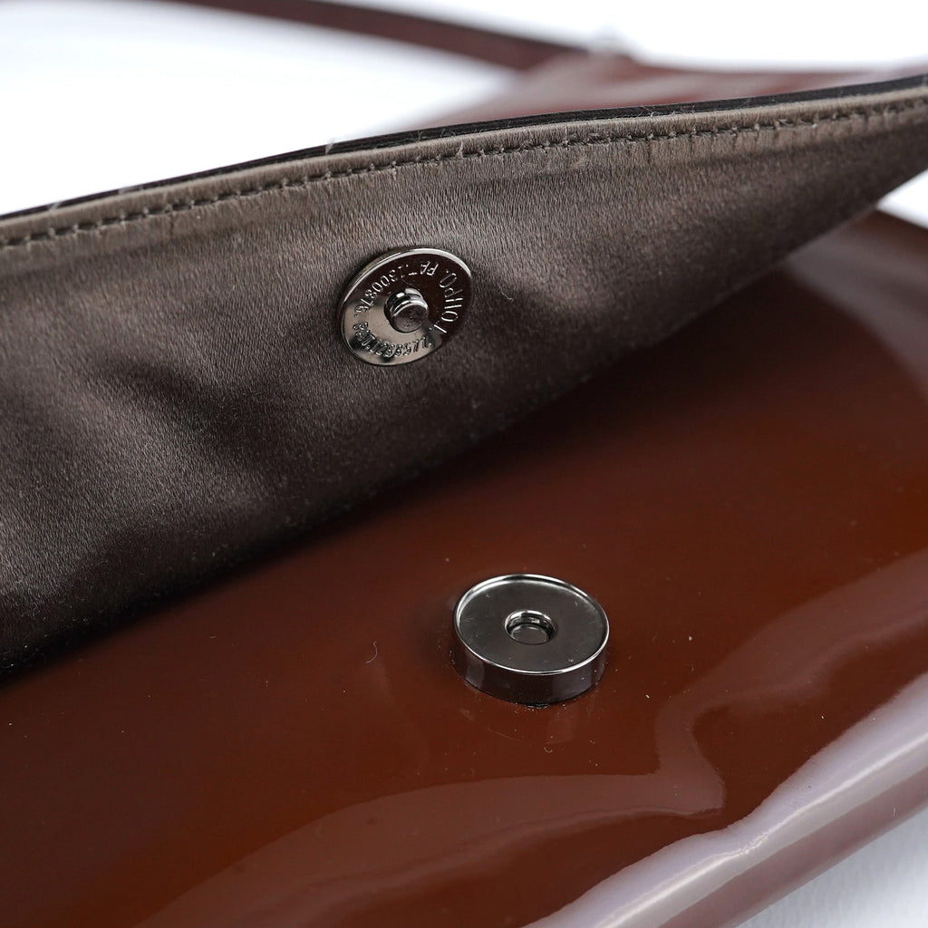 Brown Spazzolato Mini Hobo Shoulder Bag