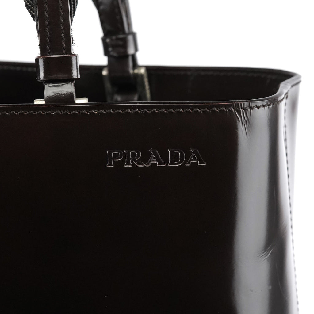 Brown Spazzolato Tote Bag